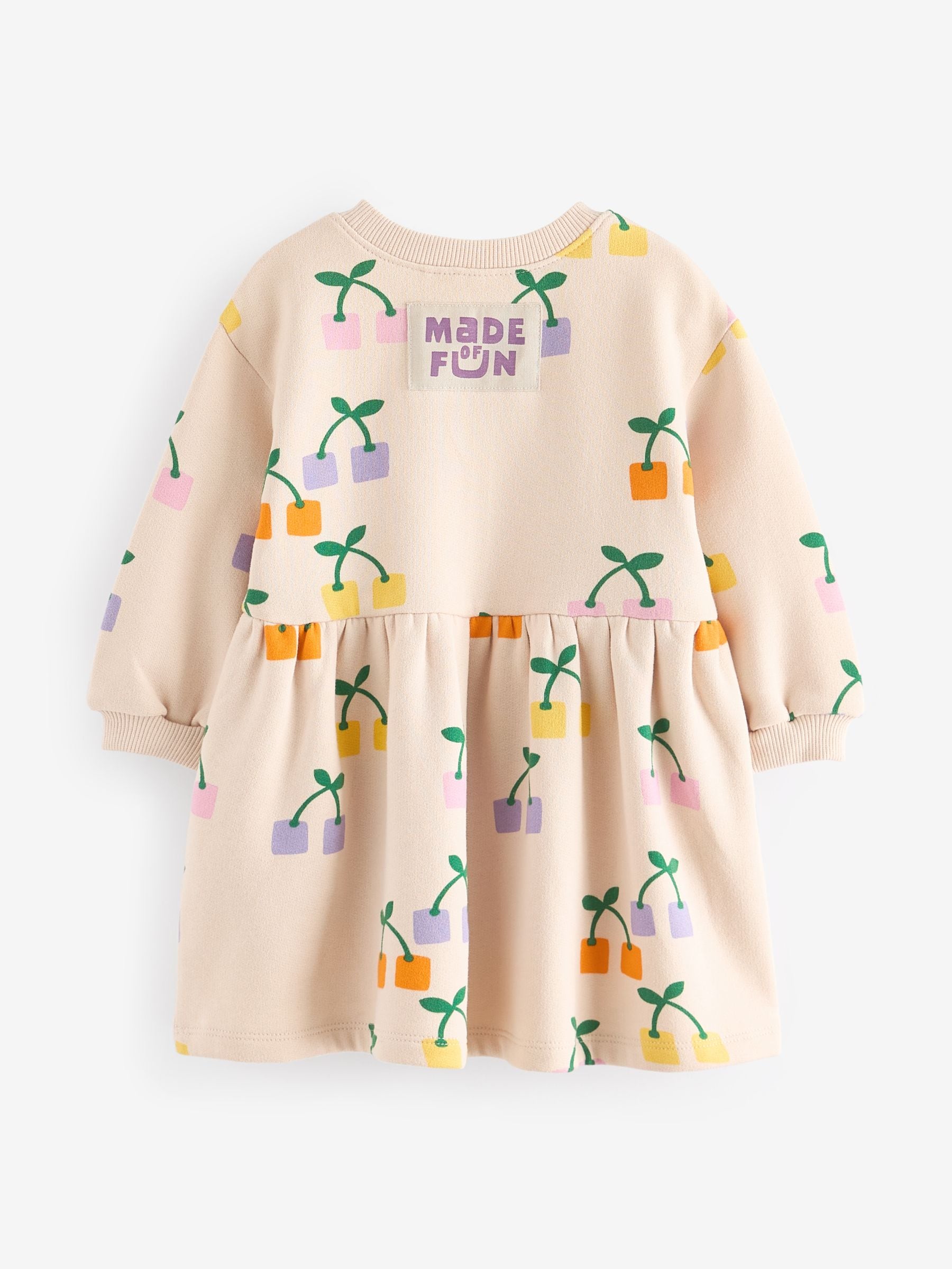 Multi Long Sleeve Jumper Dress (3mths-7yrs)