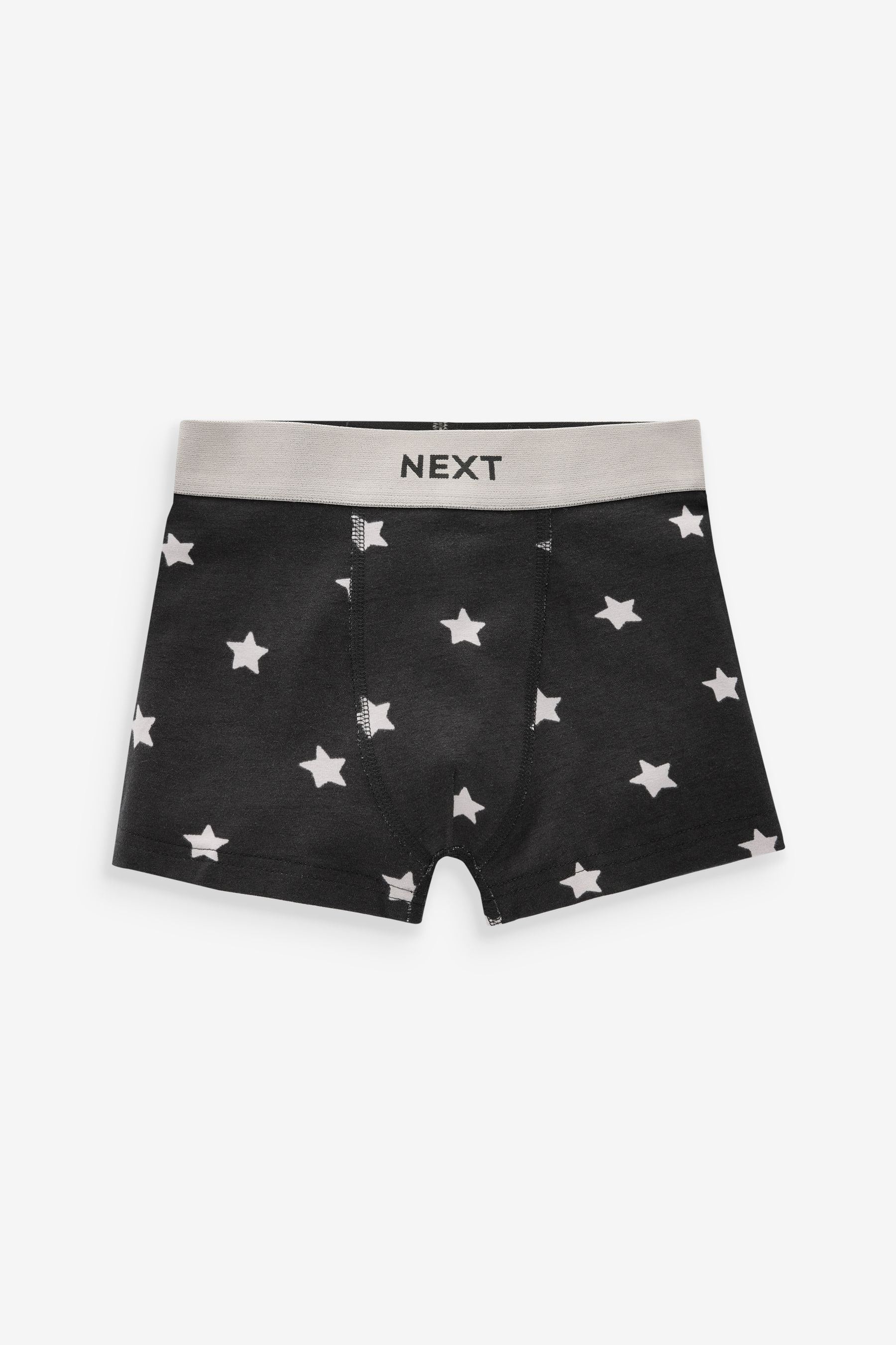 Monochrome Stars and Stripes Trunks 10 Pack (2-12yrs)