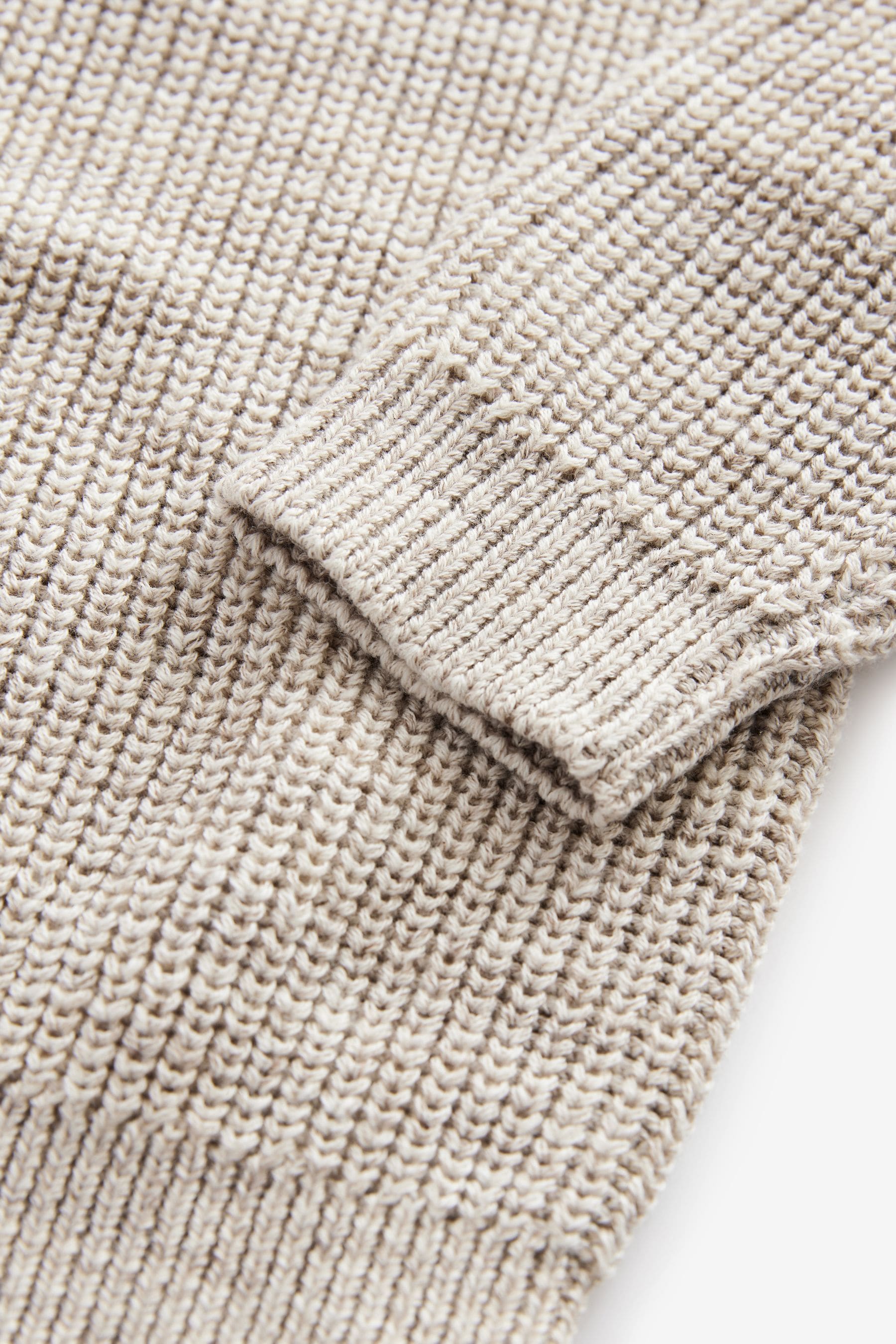 Neutral Crew Neck Knitted Jumper (3mths-7yrs)