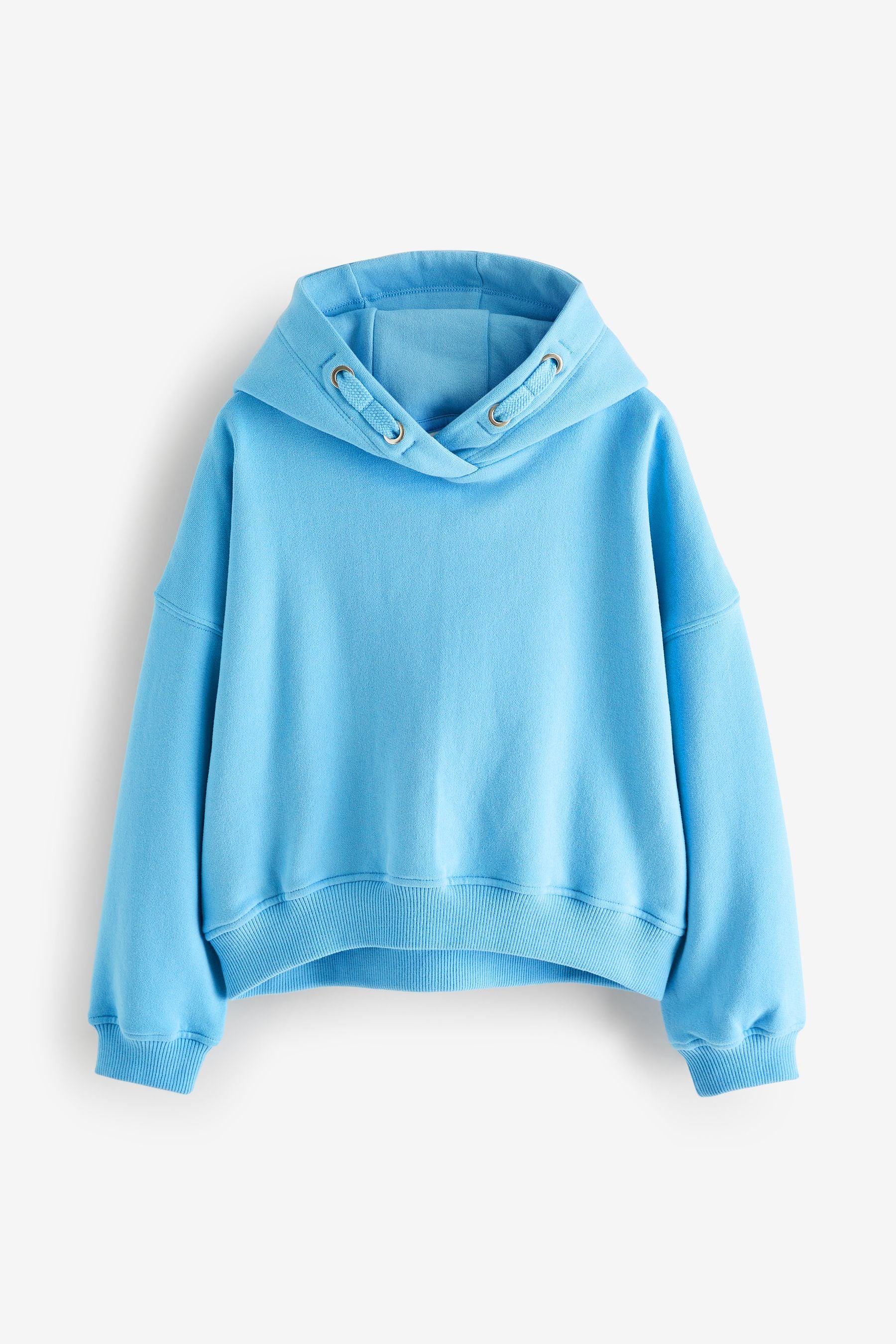 Blue Cropped Hoodie (3-16yrs)