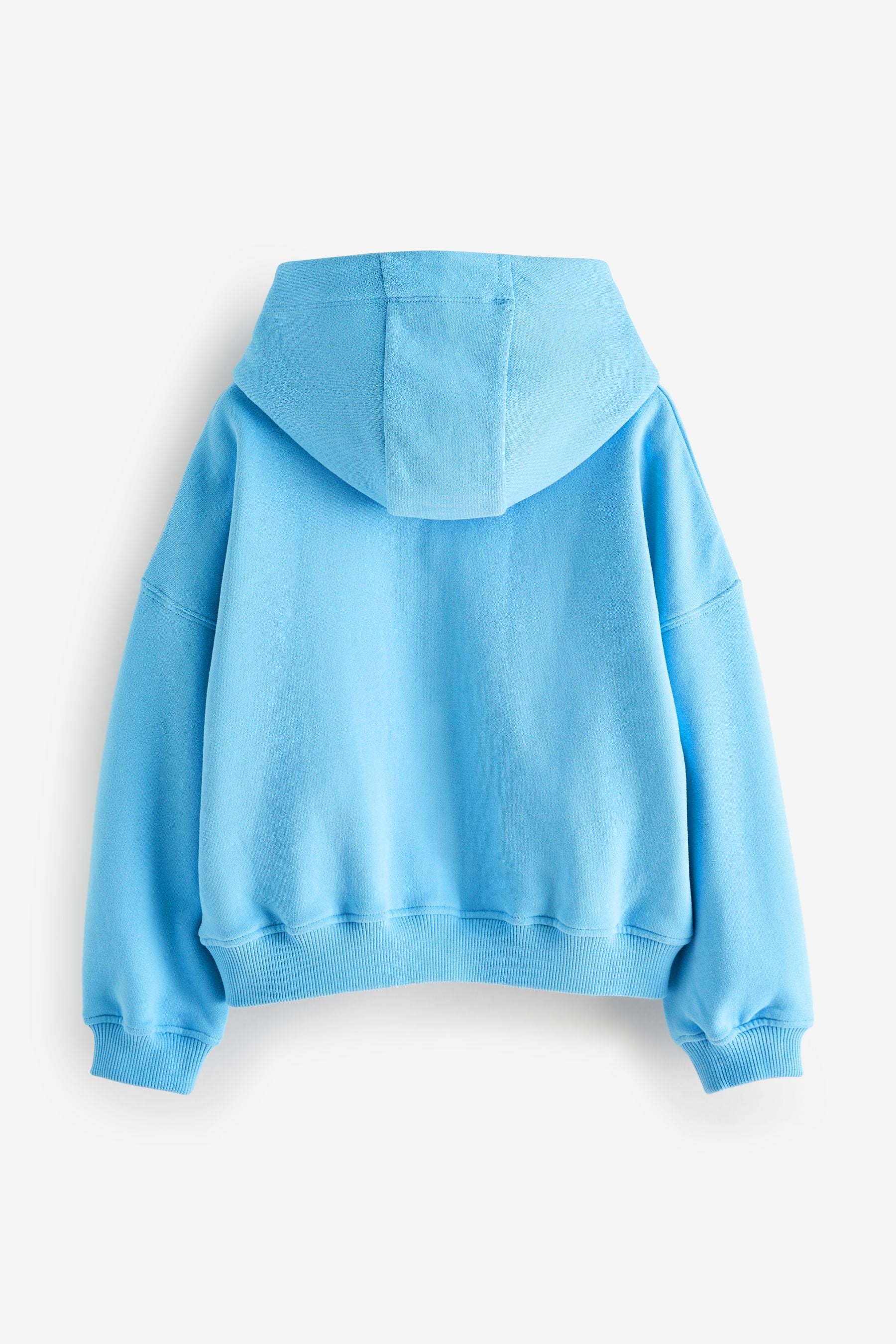 Blue Cropped Hoodie (3-16yrs)