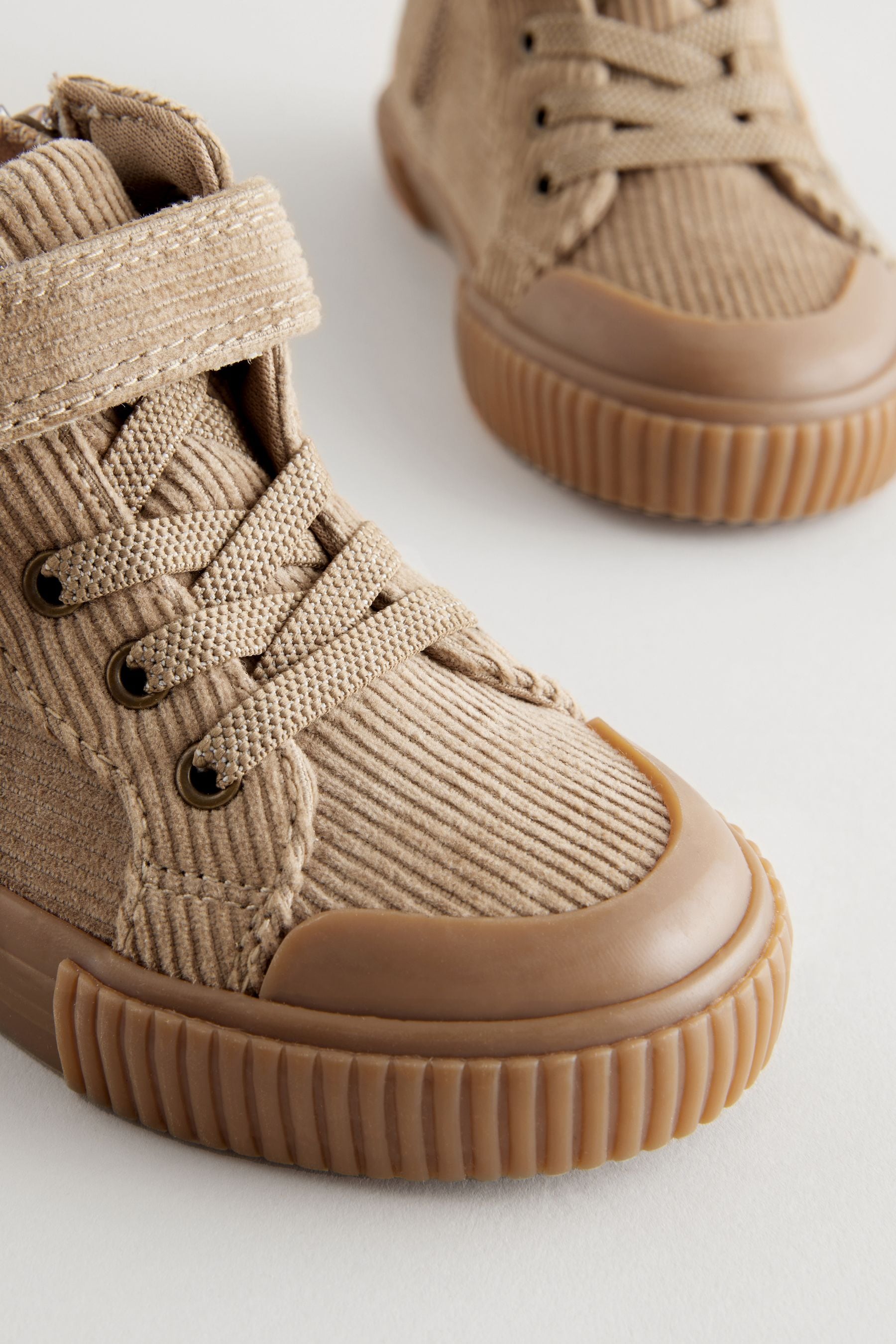 Neutral Cord Touch Fastening Boots