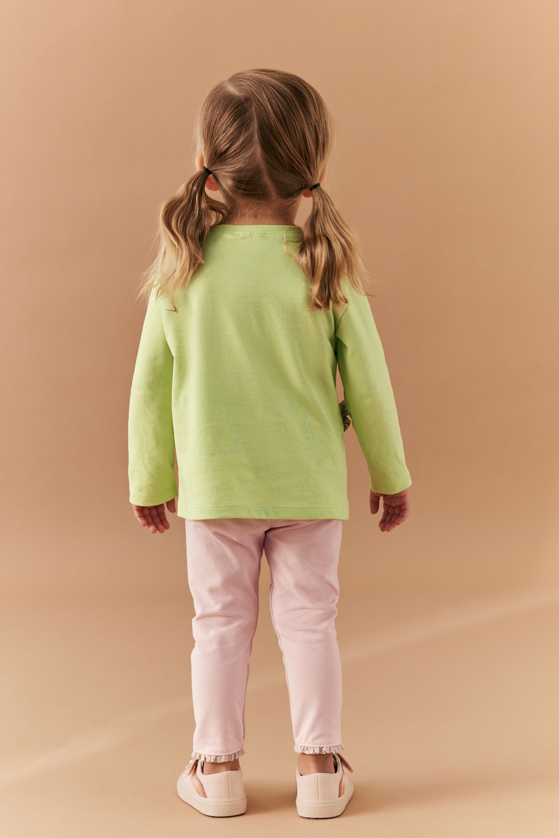 Green Pretty Bunny Long Sleeve T-Shirt and Legging Set (3mths-7yrs)