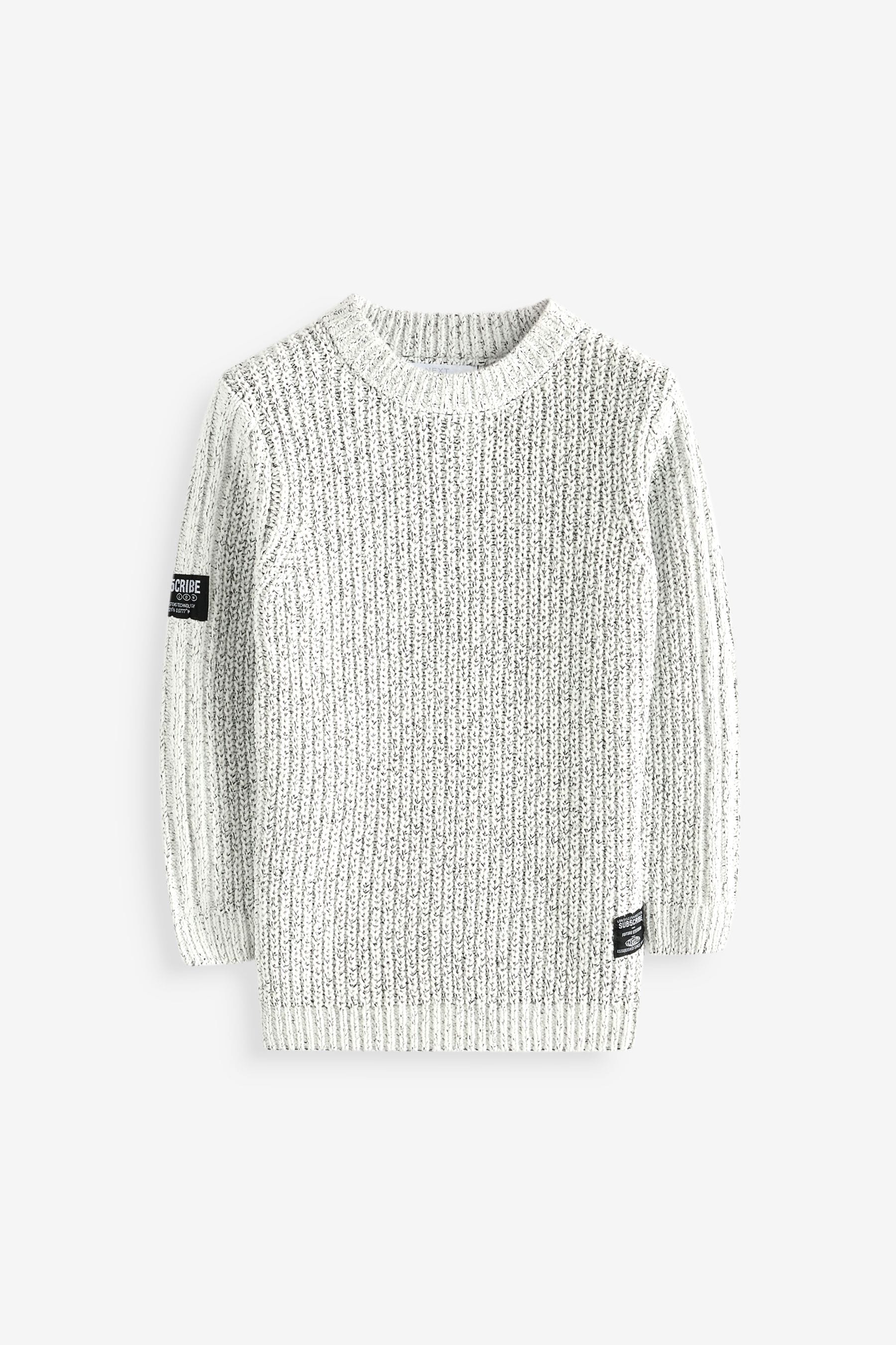 Ecru Utility Crew Neck Jumper (3-16yrs)