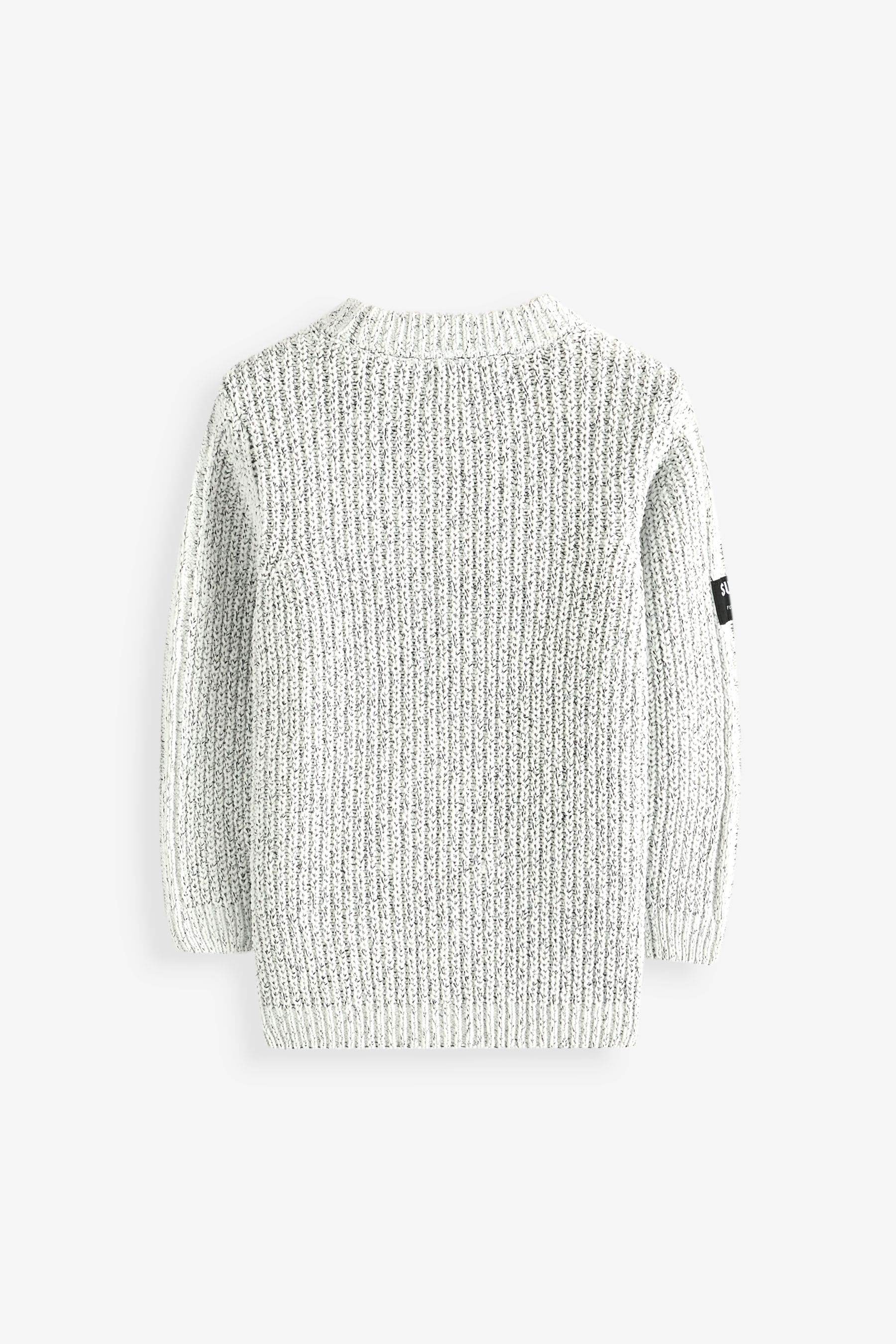 Ecru Utility Crew Neck Jumper (3-16yrs)