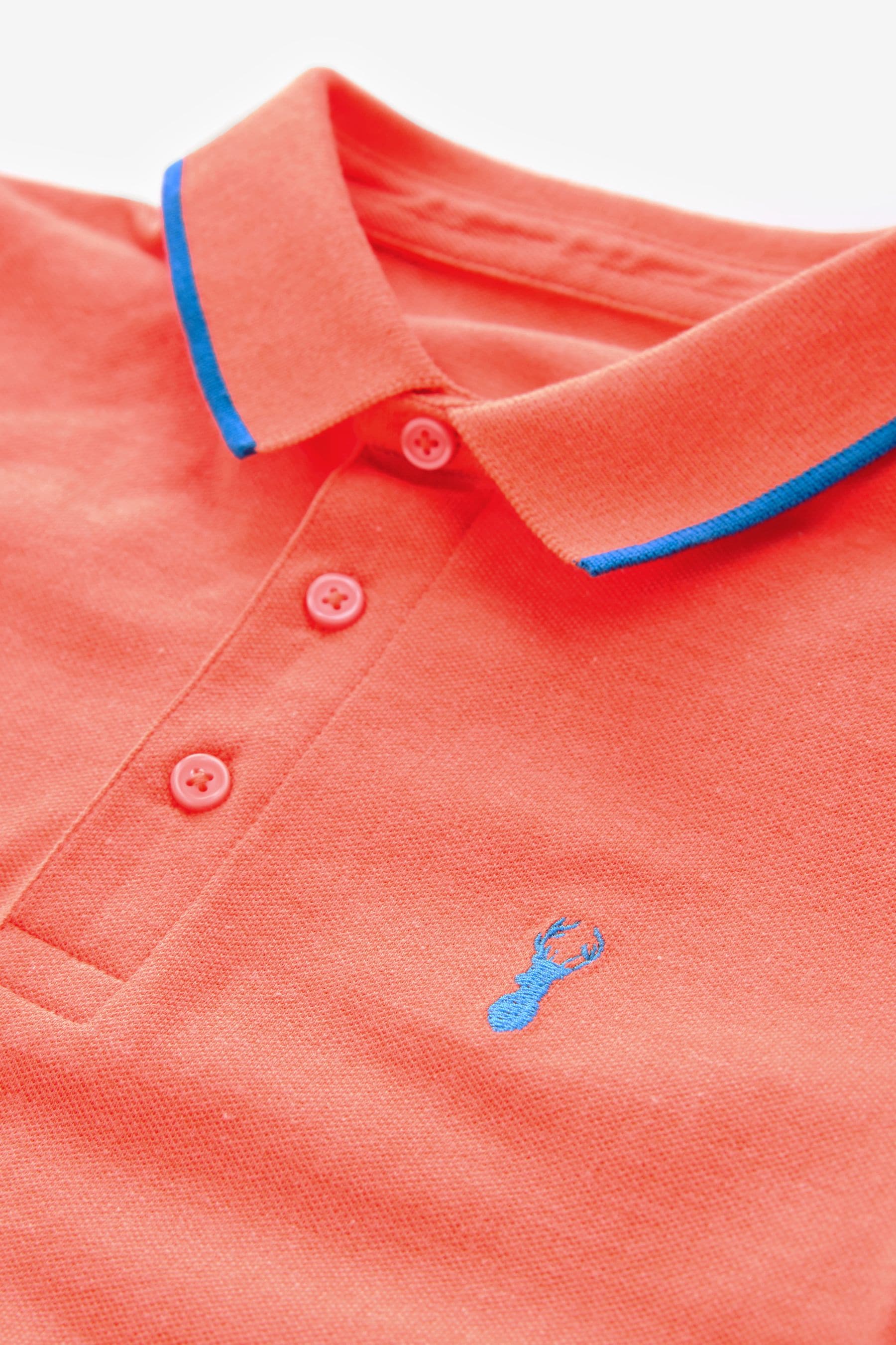 Orange Fluro Short Sleeve Polo Shirt (3-16yrs)