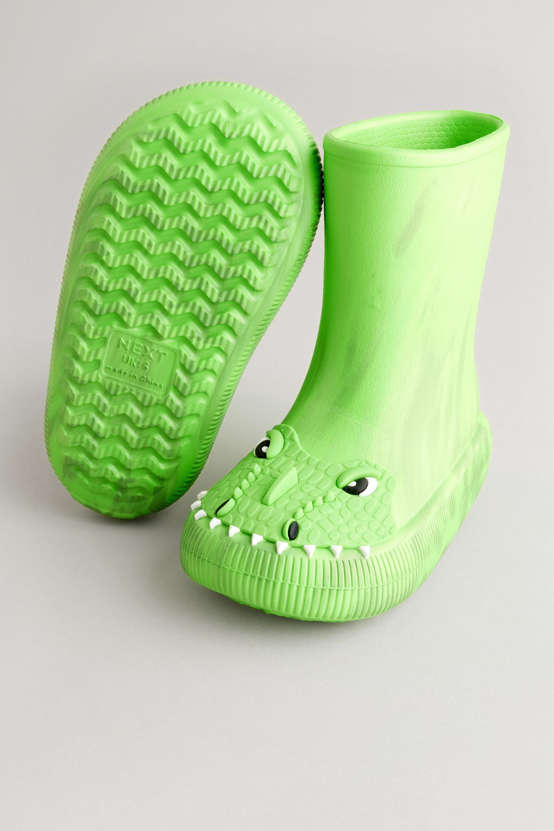 Green Crocodile EVA Lightweight Character Wellies