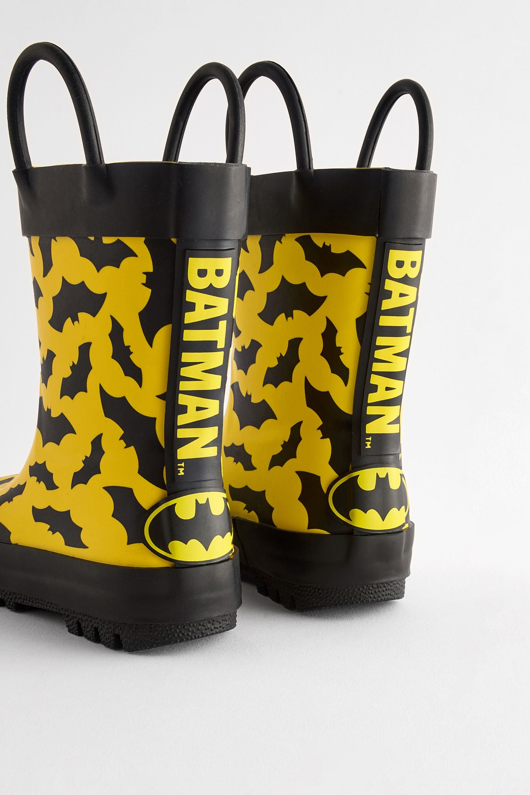 Yellow Batman Handle Wellies