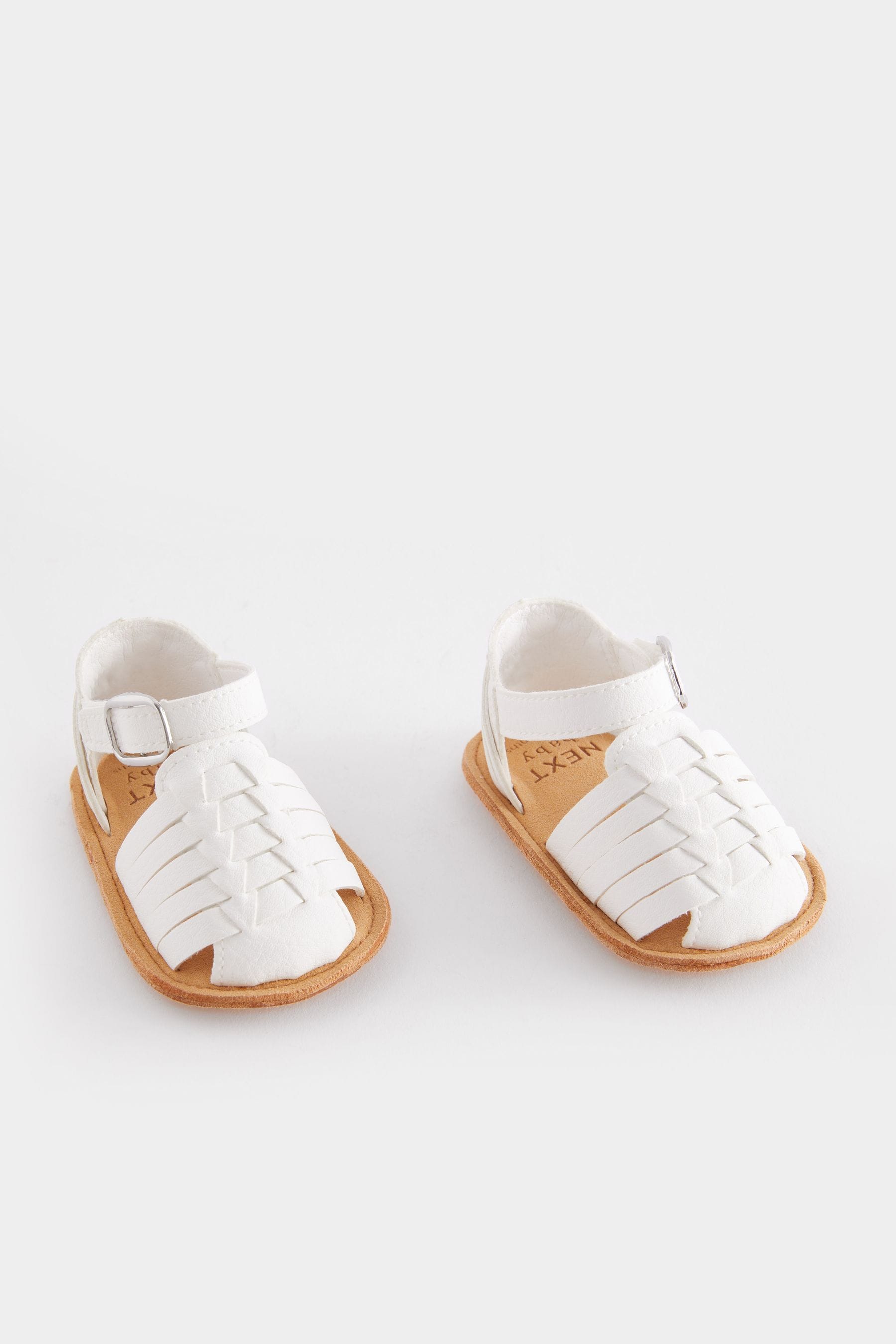 White Fisherman Baby Sandals (0-24mths)