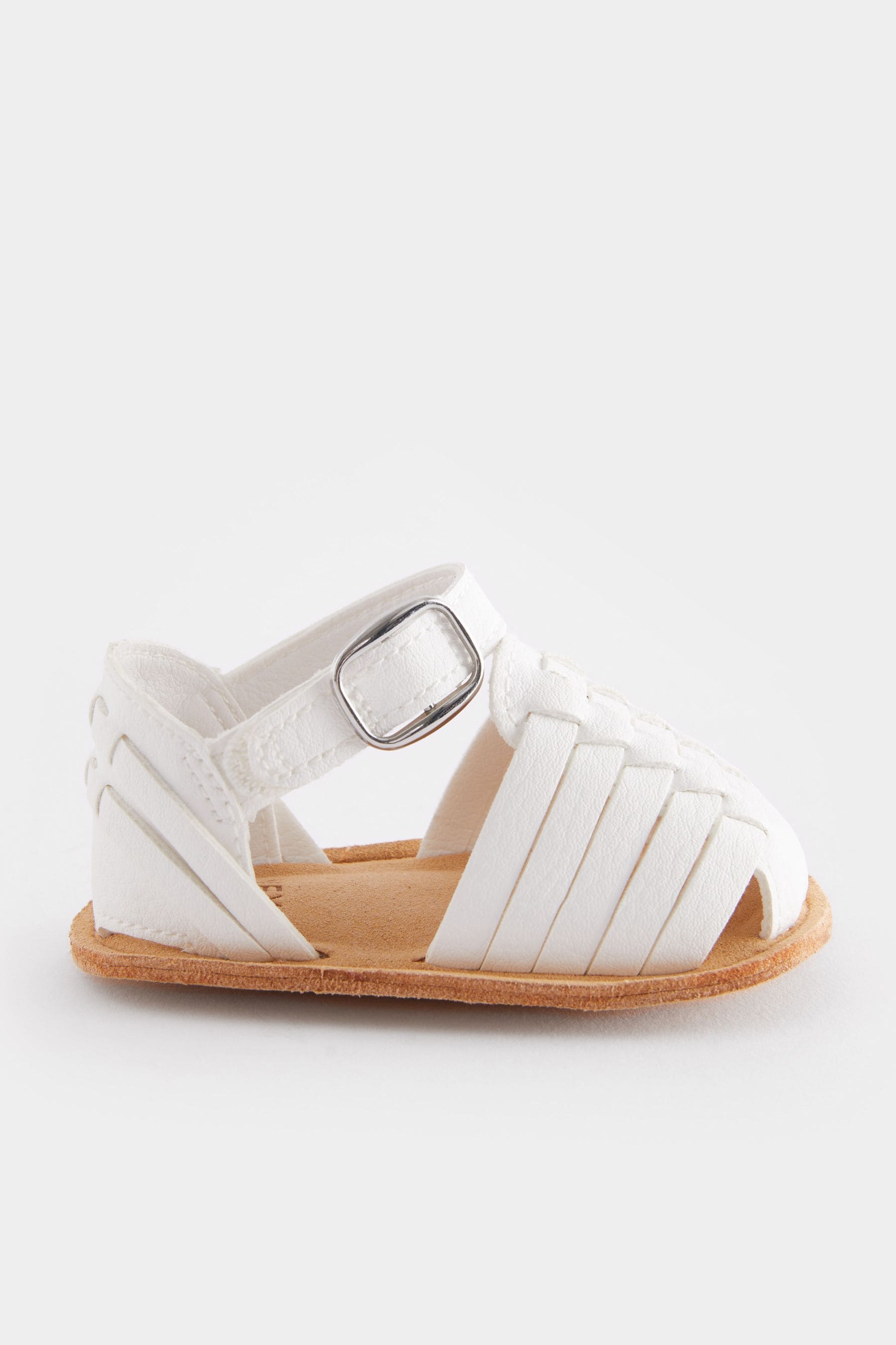 White Fisherman Baby Sandals (0-24mths)