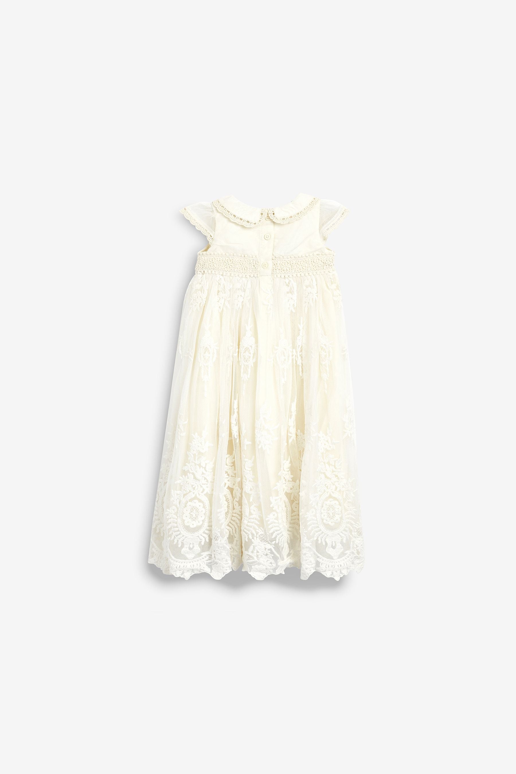 White Christening Baby Dress (0mths-2yrs)