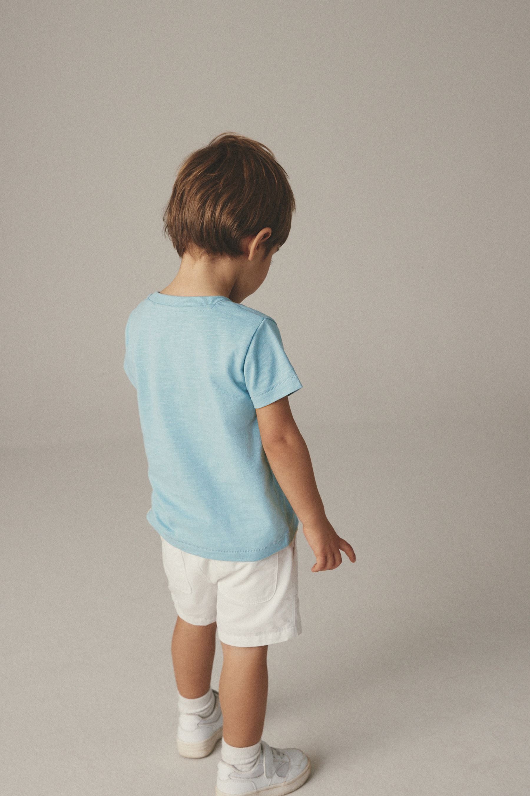 Mineral Blue Short Sleeve Character T-Shirt (3mths-7yrs)