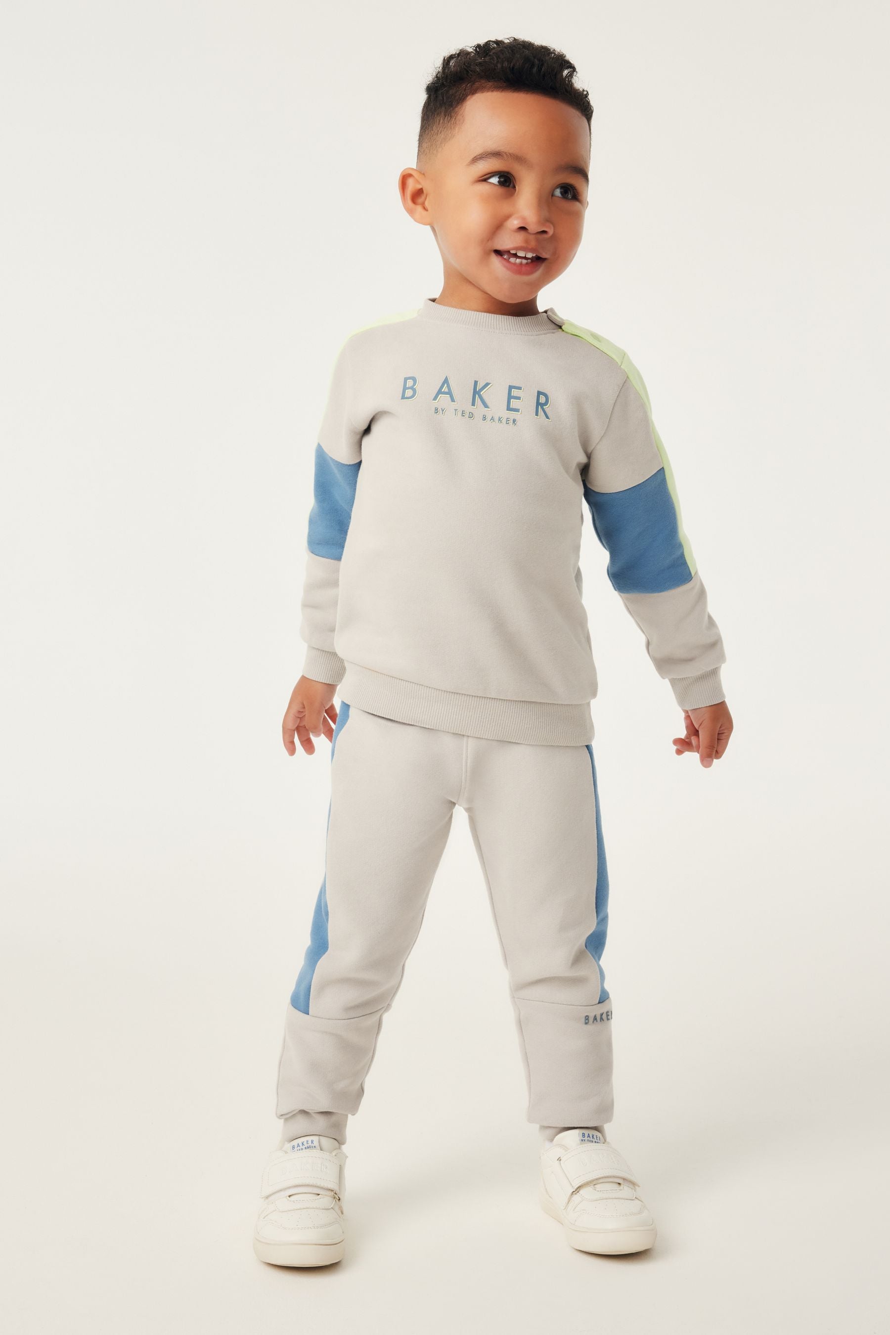 Baker by Ted Baker (0-6yrs) Colourblock Sweater and Jogger Set