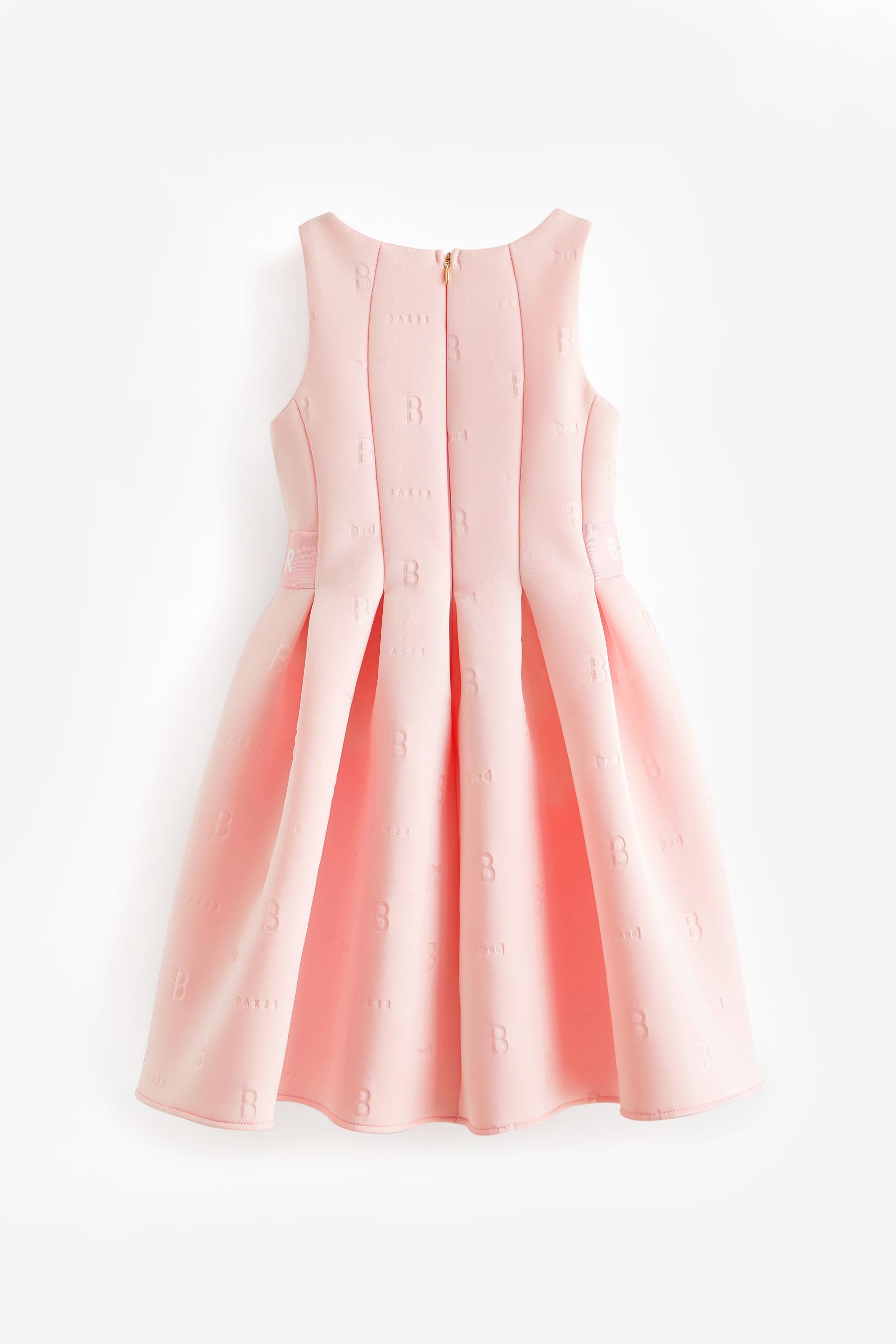 Baker by Ted Baker Pink Embossed Scuba Dress