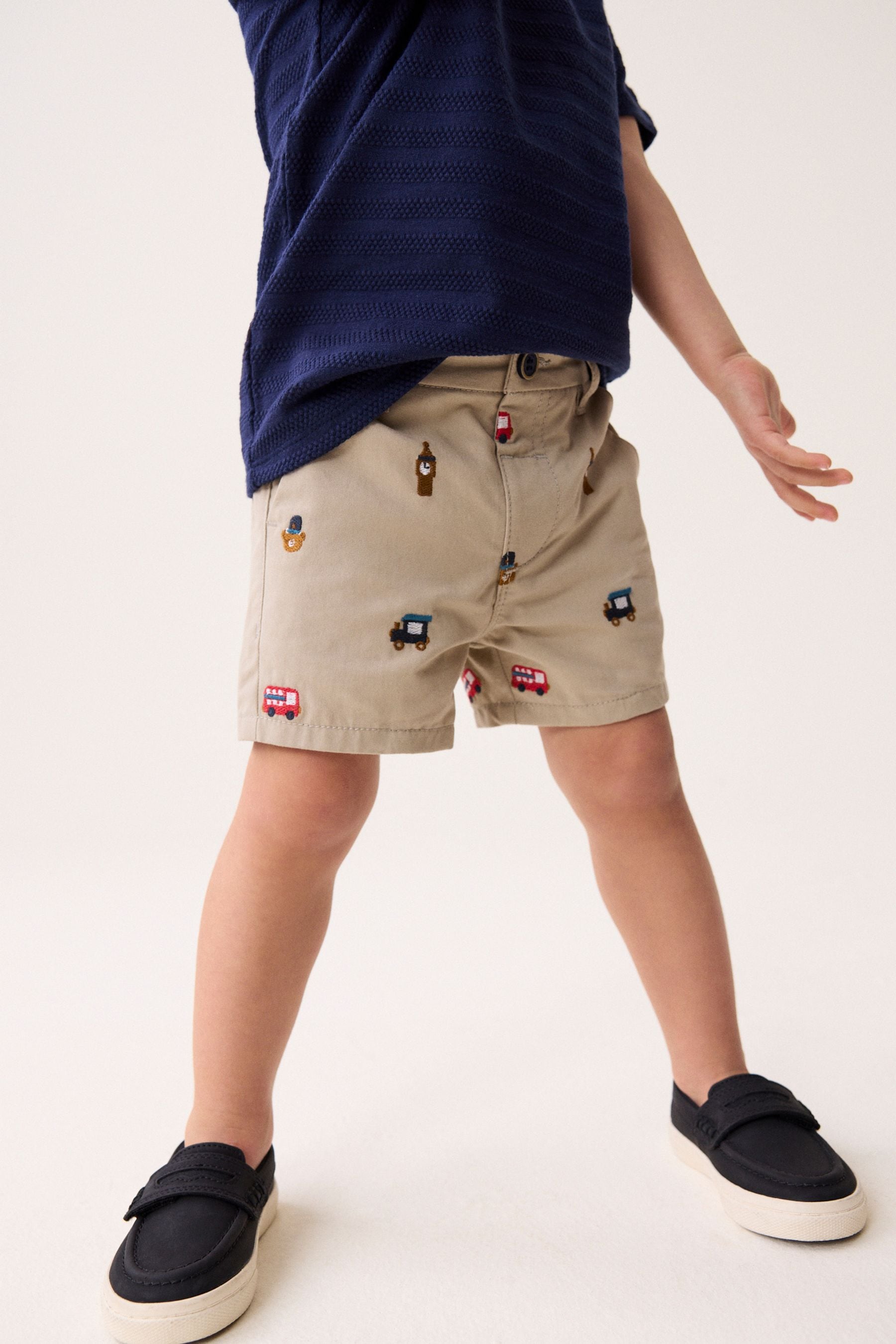 Stone Embroidered Chino Shorts (3mths-7yrs)