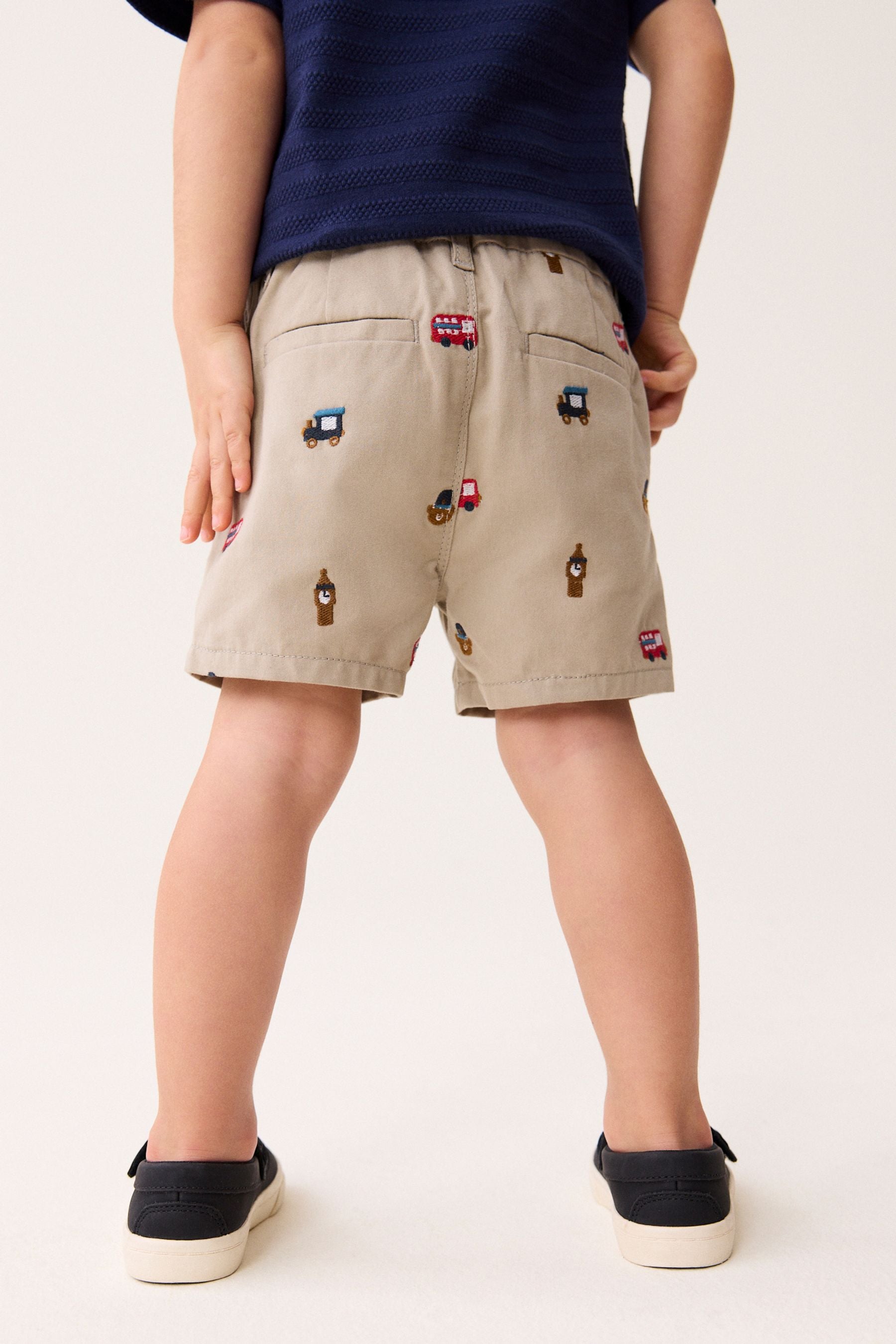 Stone Embroidered Chino Shorts (3mths-7yrs)