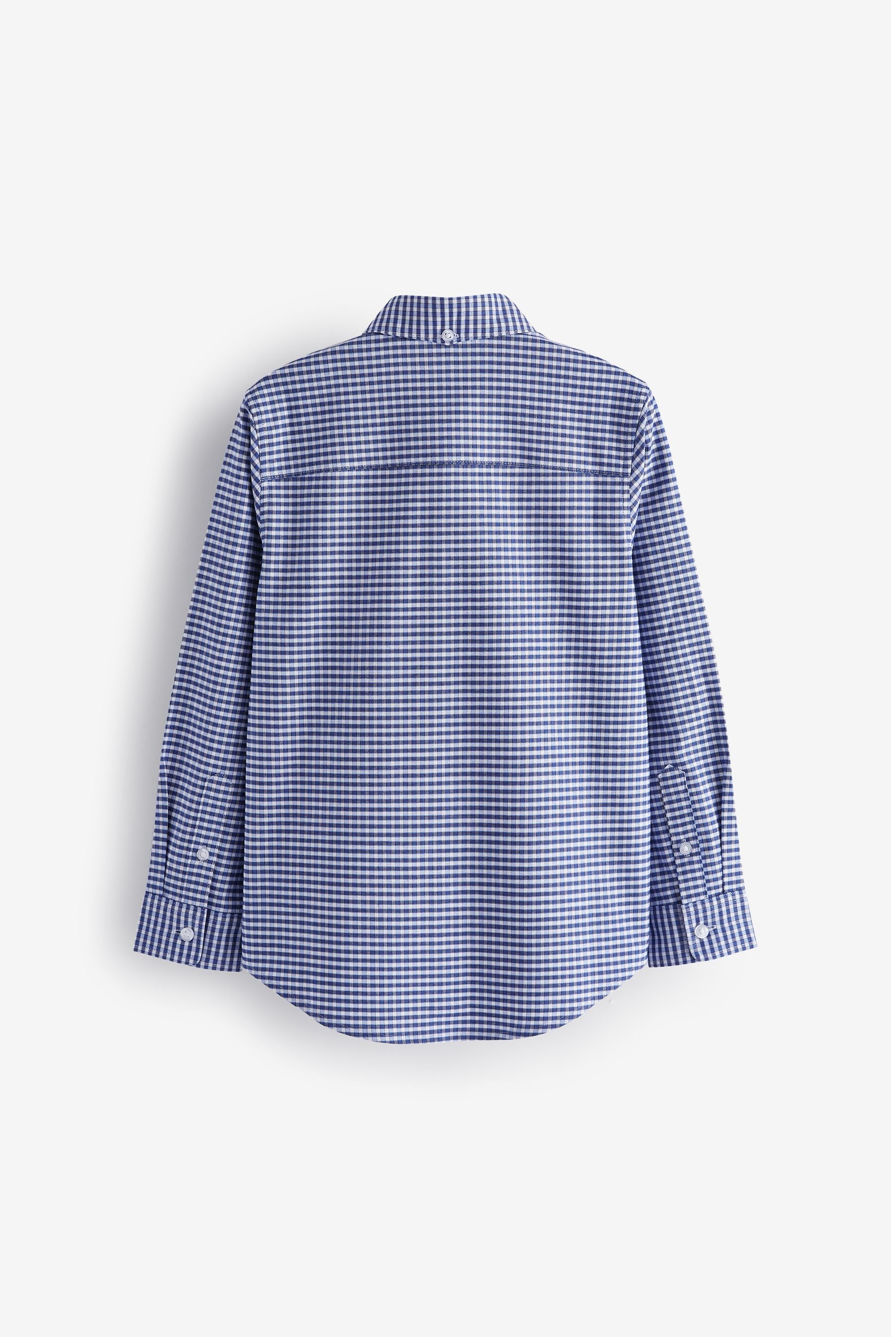 Blue/Navy Oxford Shirt (3-16yrs)