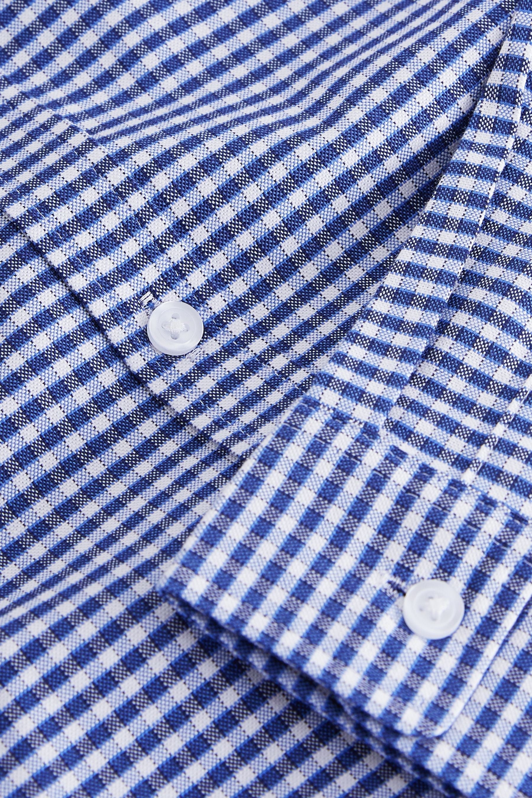 Blue/Navy Oxford Shirt (3-16yrs)