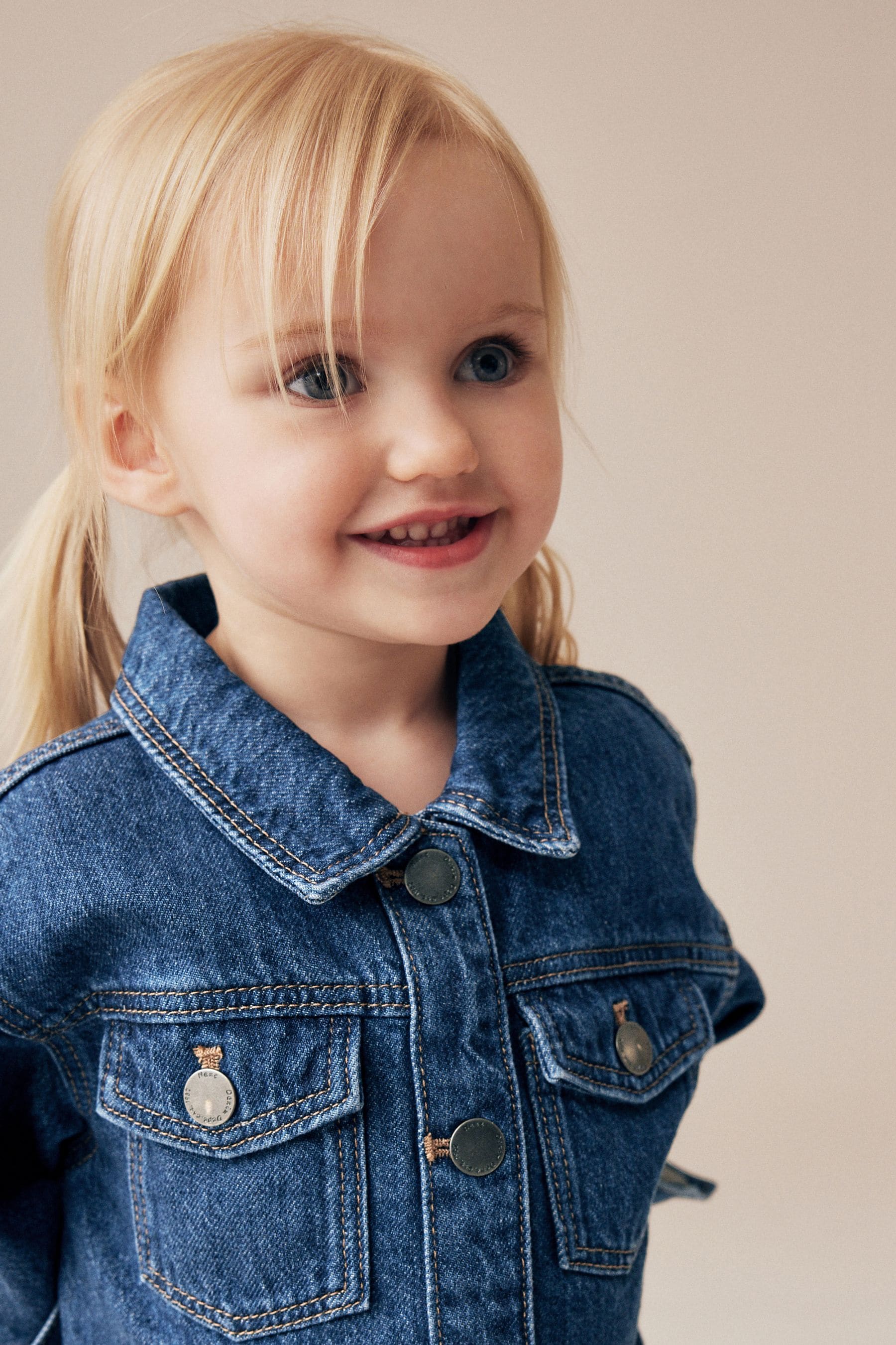 Blue Denim 100% Cotton Shirt Dress (3mths-8yrs)