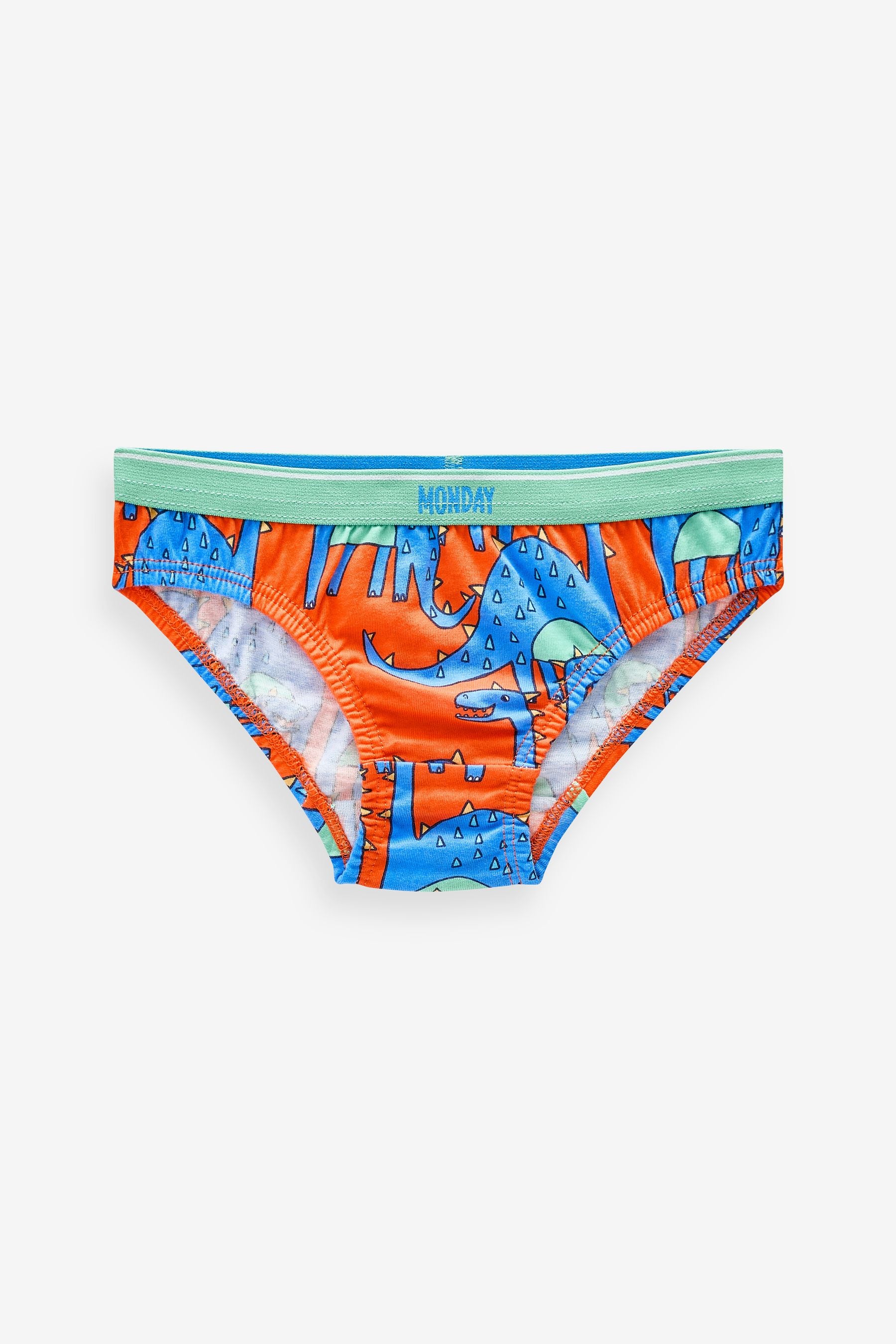 Bright Dinosaur Briefs 7 Pack (1.5-10yrs)