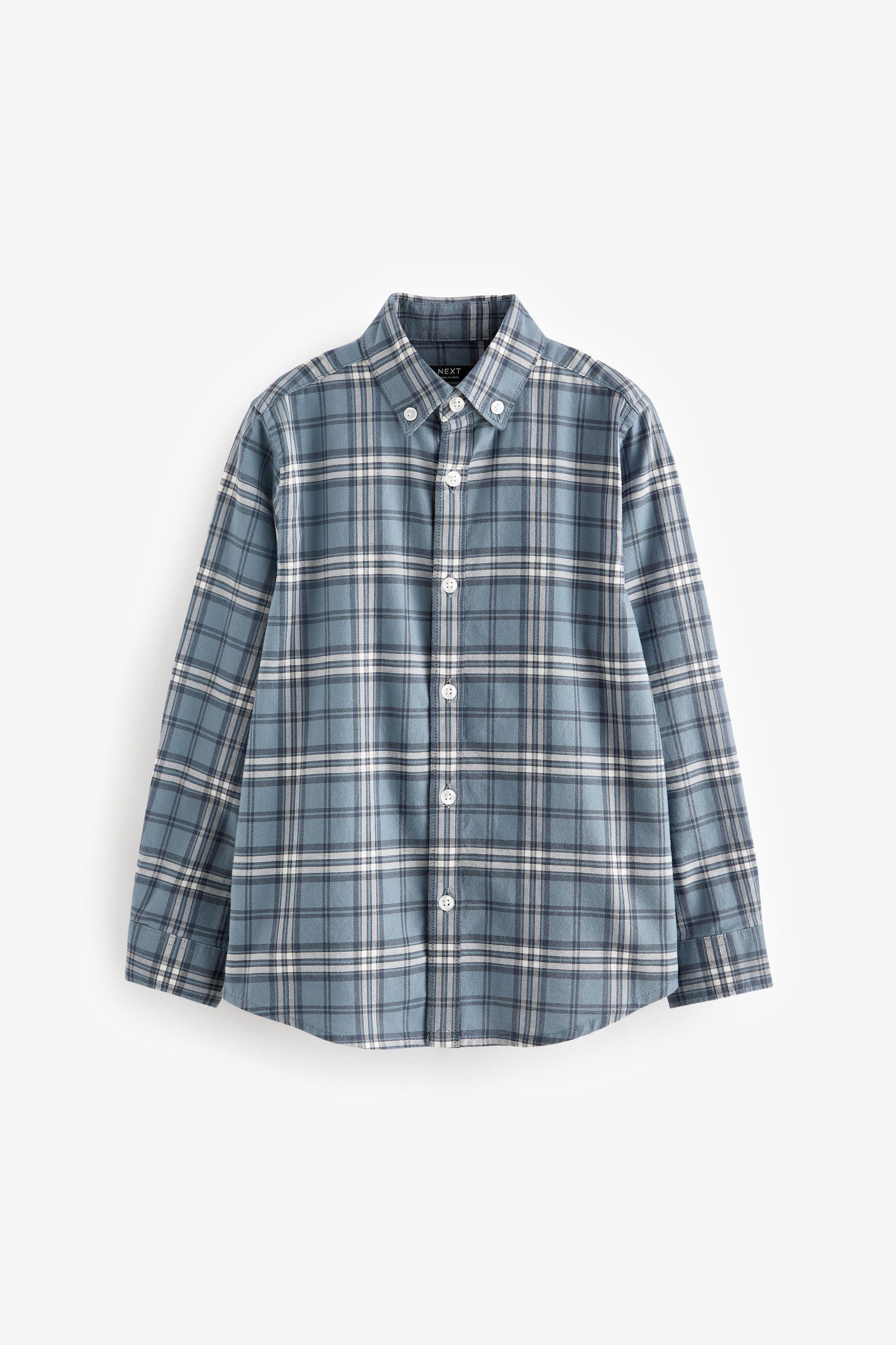 Blue Check Oxford Shirt (3-16yrs)