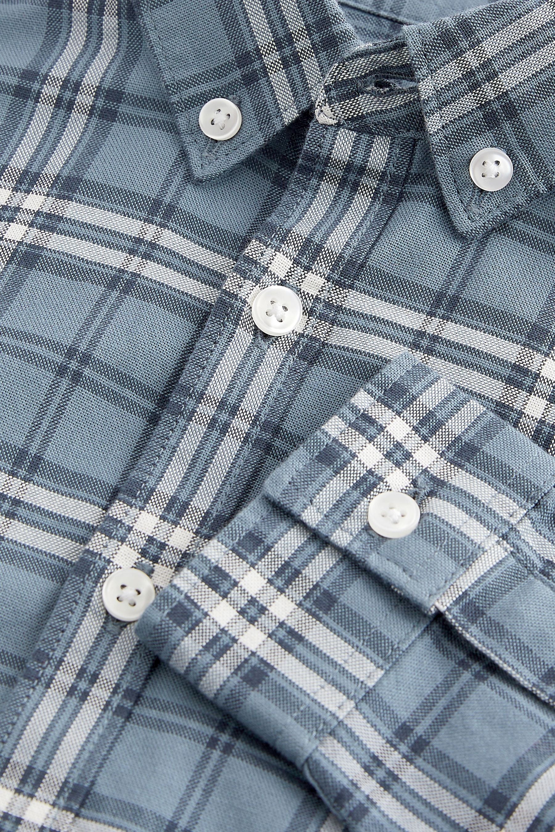 Blue Check Oxford Shirt (3-16yrs)