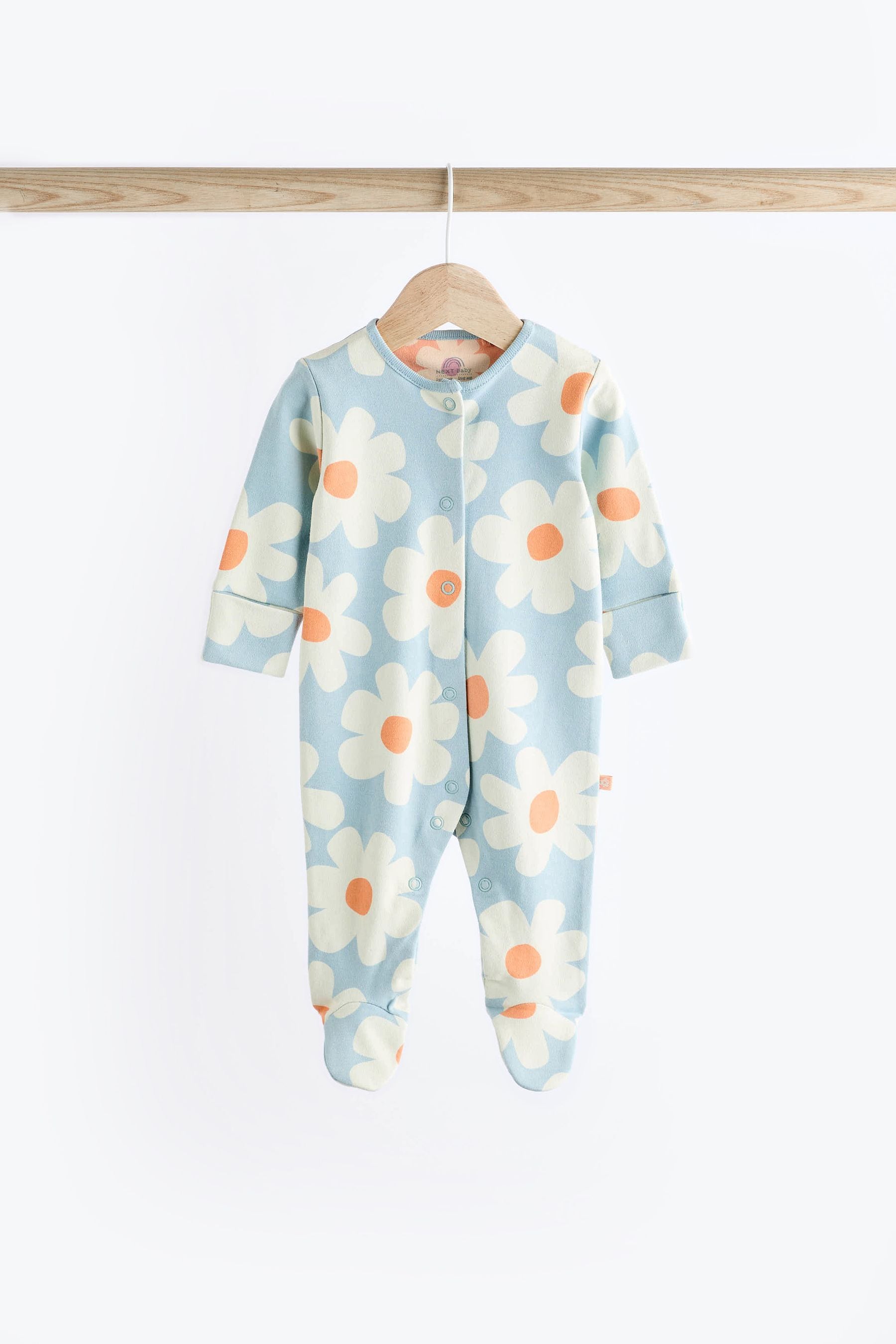 Bright Baby Floral Sleepsuit 3 Pack