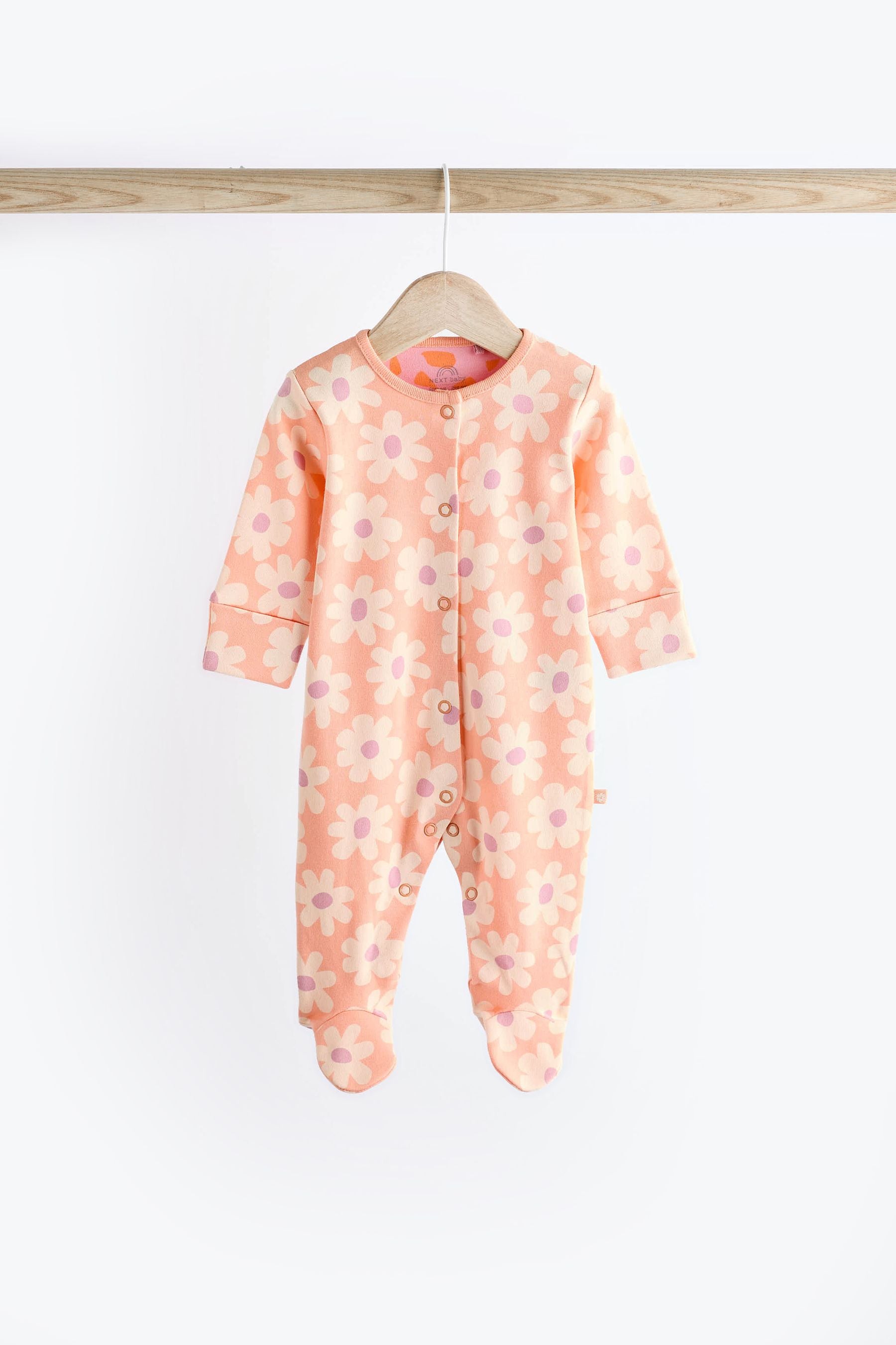 Bright Baby Floral Sleepsuit 3 Pack