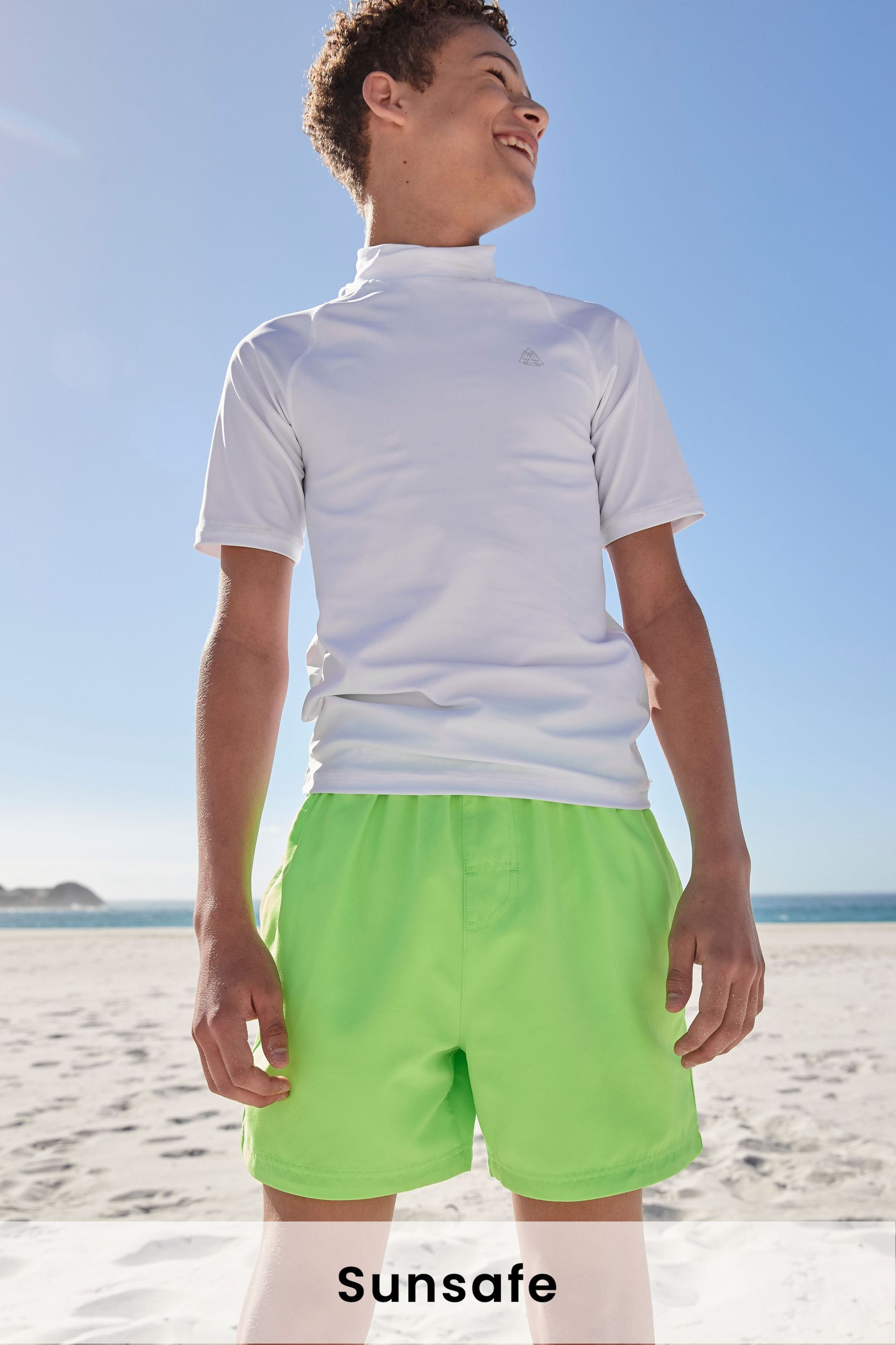 White Sunsafe Rash Vest (1.5-16yrs)