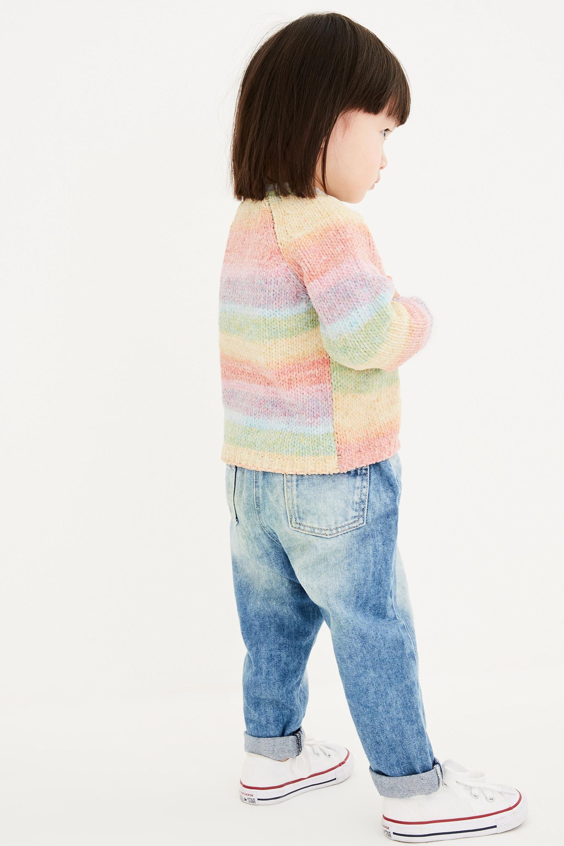 Rainbow Super Soft Chenille Cardigan (3mths-7yrs)