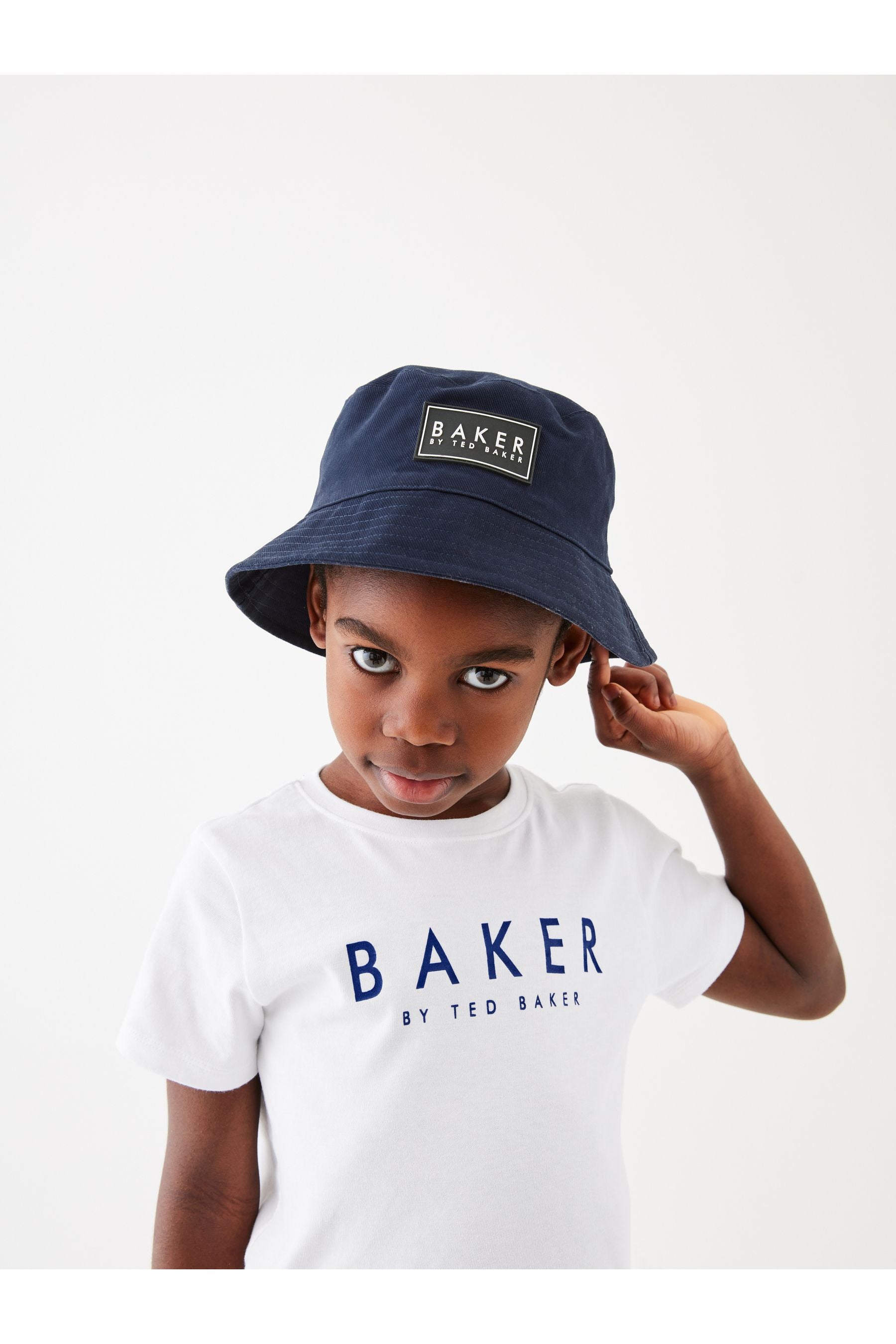 Navy Baker by Ted Baker Boys Navy Bucket Hat