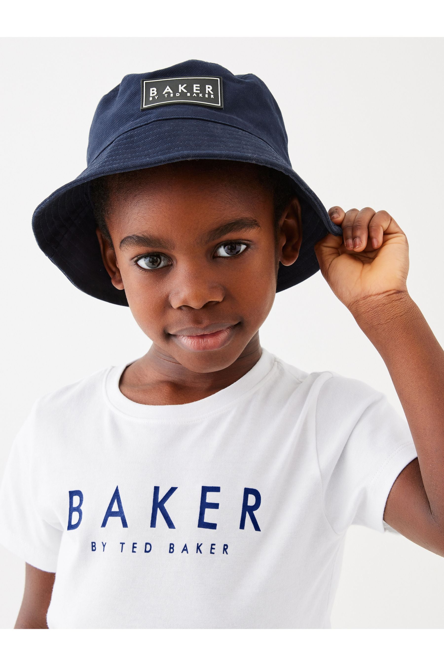 Navy Baker by Ted Baker Boys Navy Bucket Hat