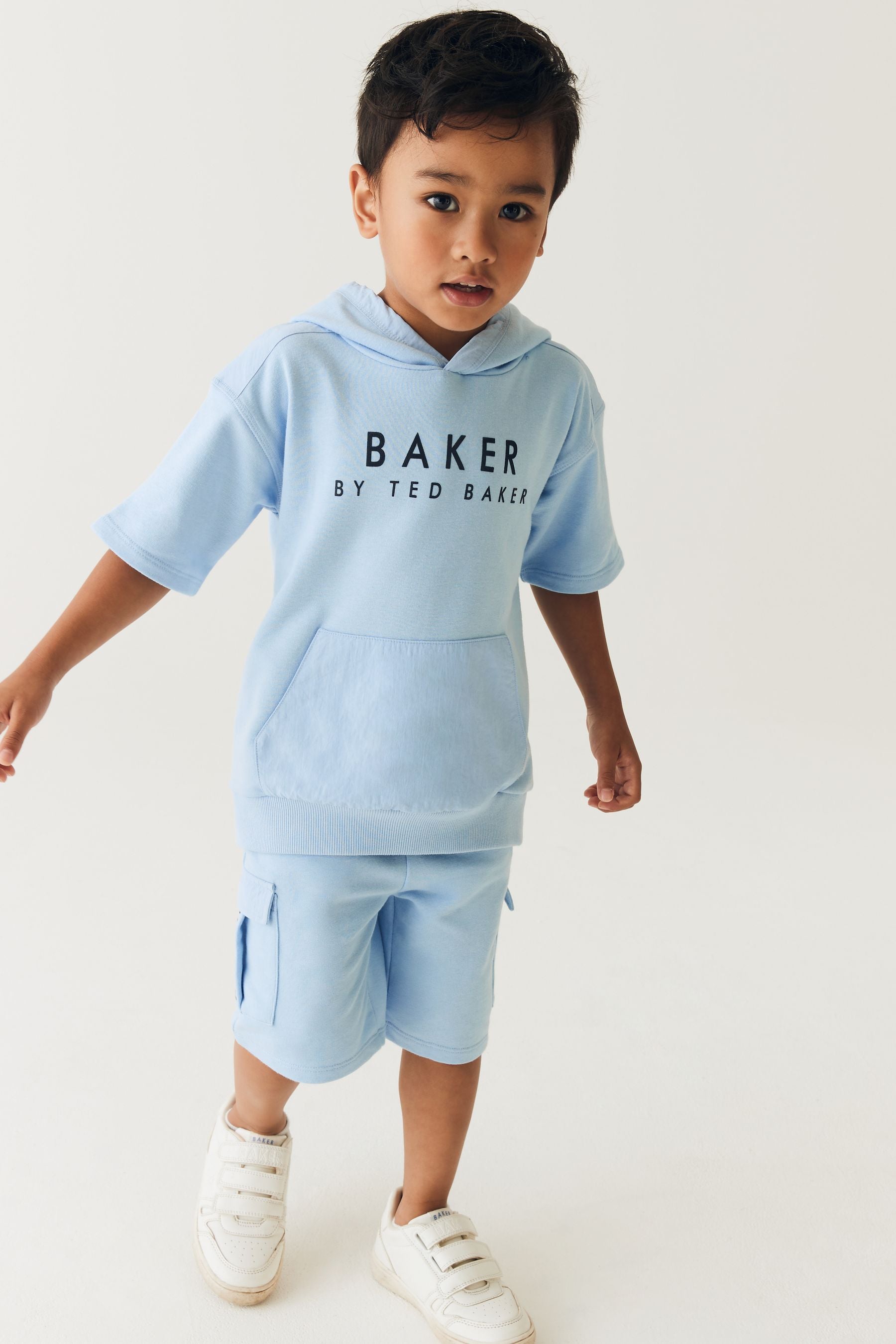 Baker by Ted Baker Blue Sweater and Shorts Set