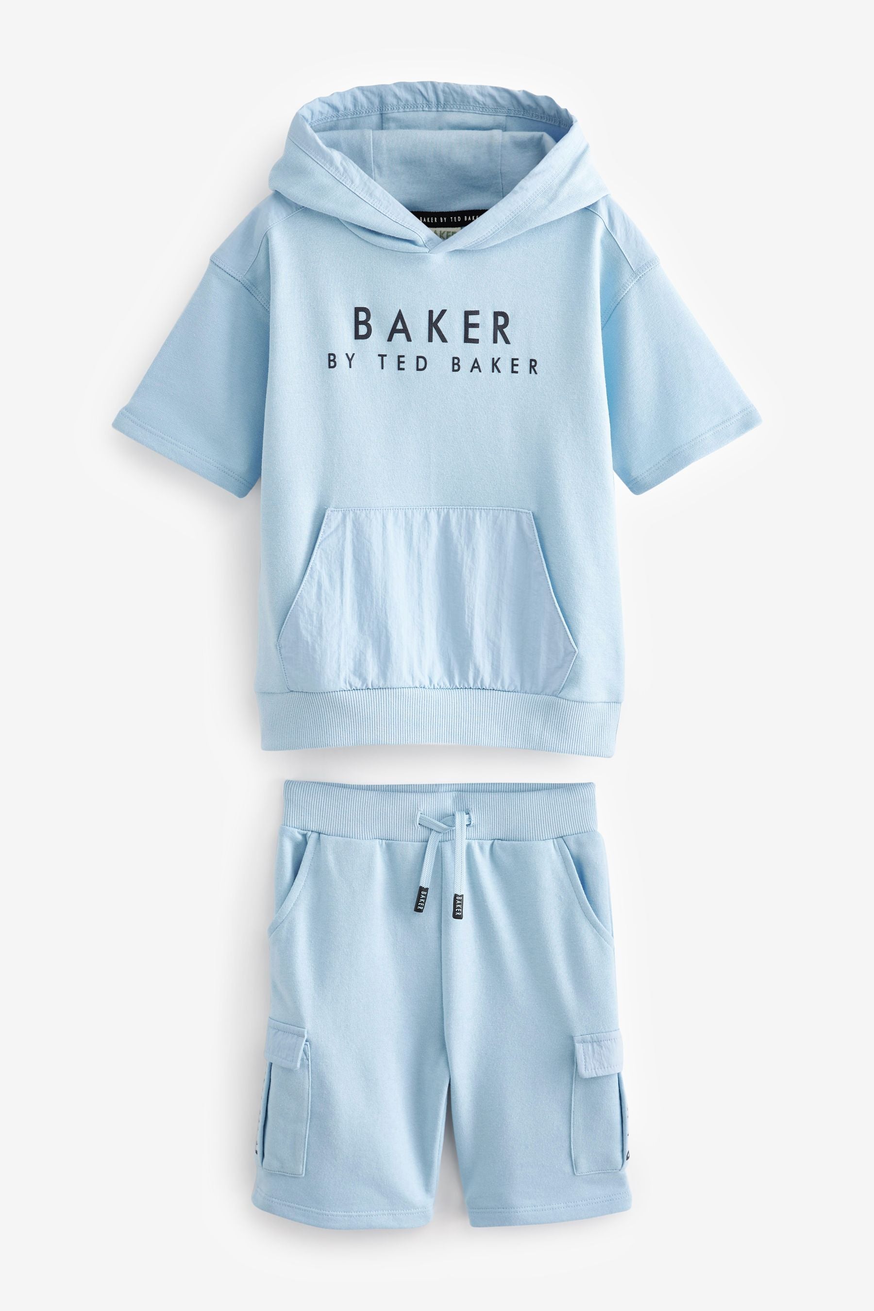 Baker by Ted Baker Blue Sweater and Shorts Set