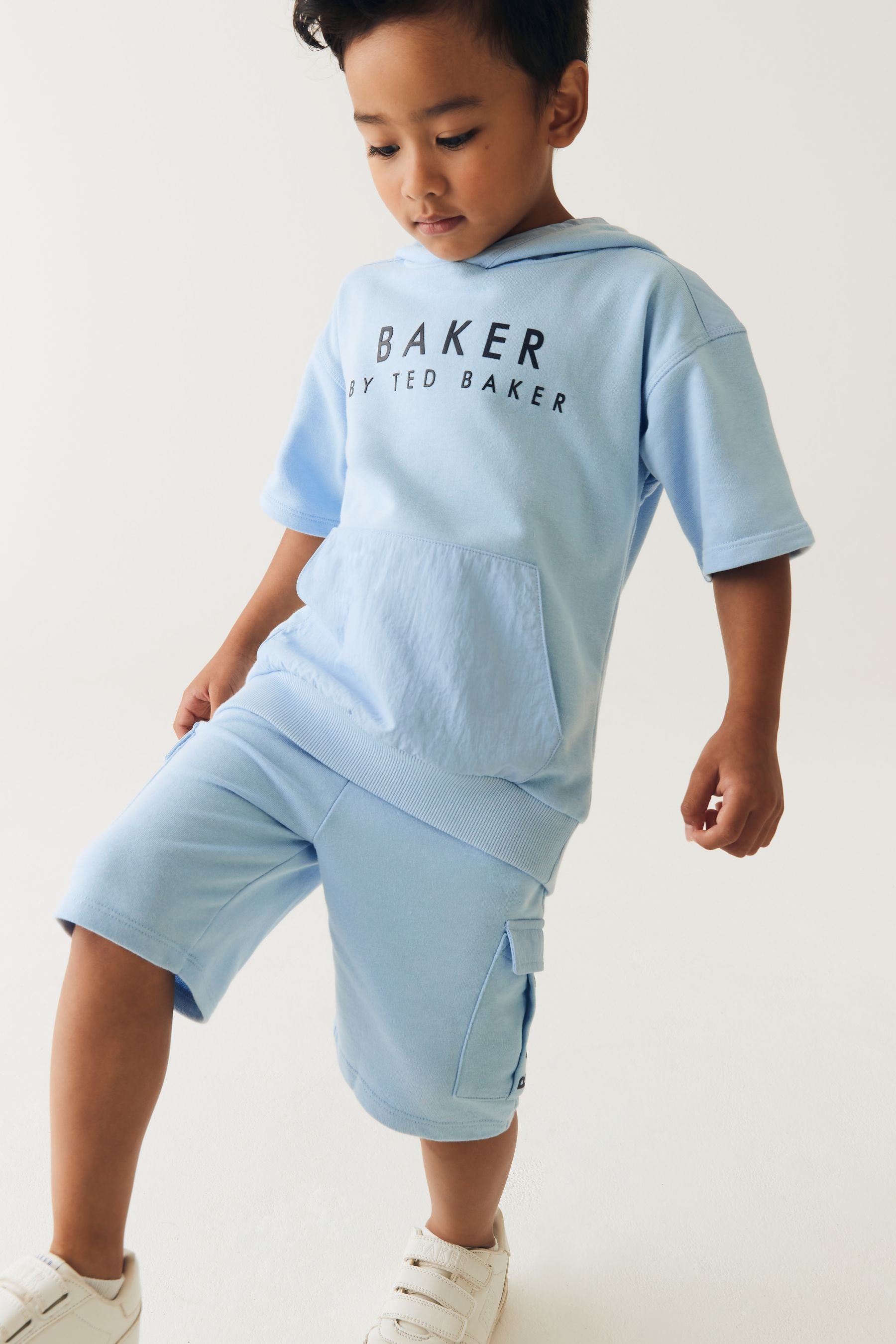 Baker by Ted Baker Blue Sweater and Shorts Set