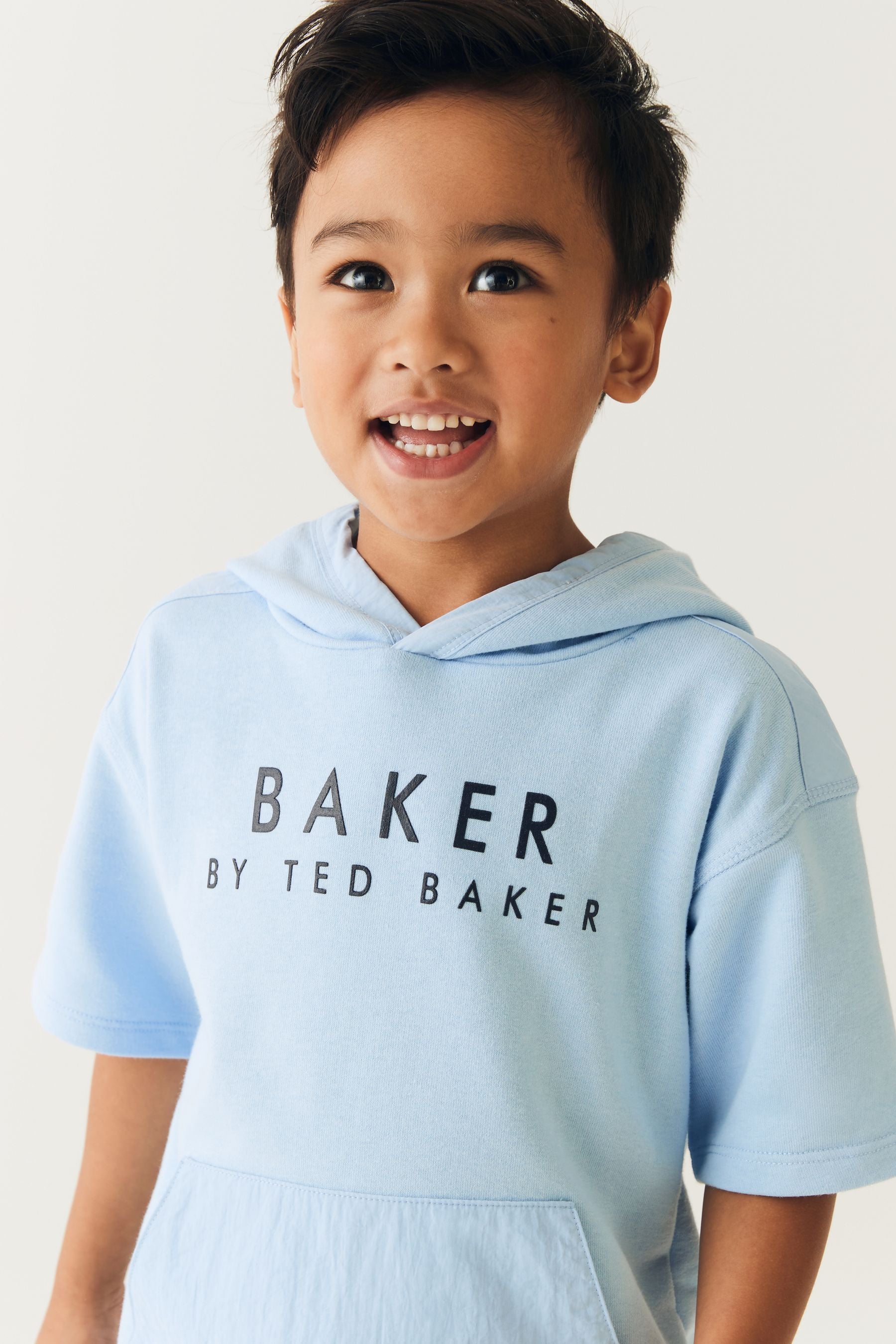 Baker by Ted Baker Blue Sweater and Shorts Set