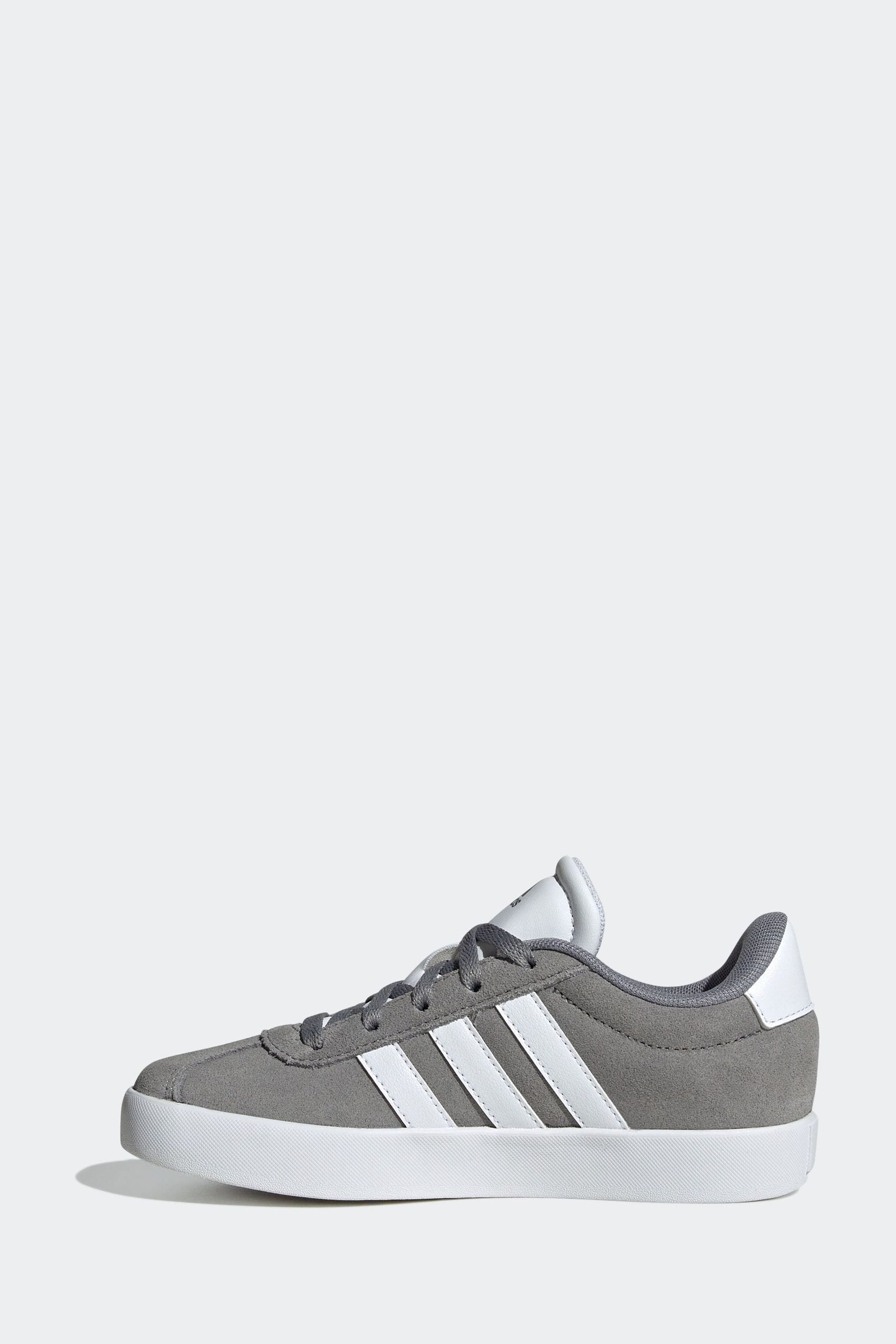 adidas Grey/White VL Court 3.0 Trainers