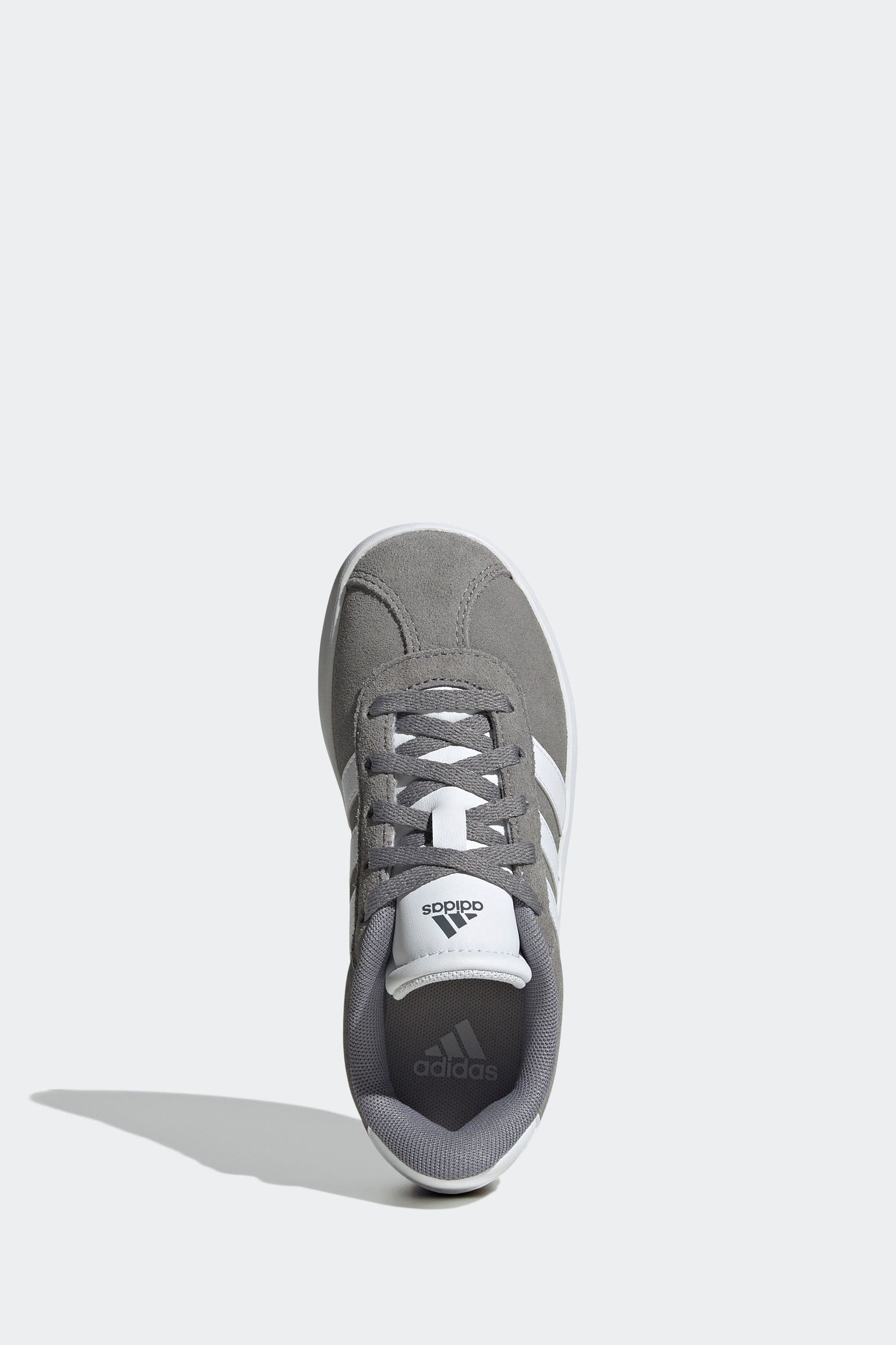 adidas Grey/White VL Court 3.0 Trainers