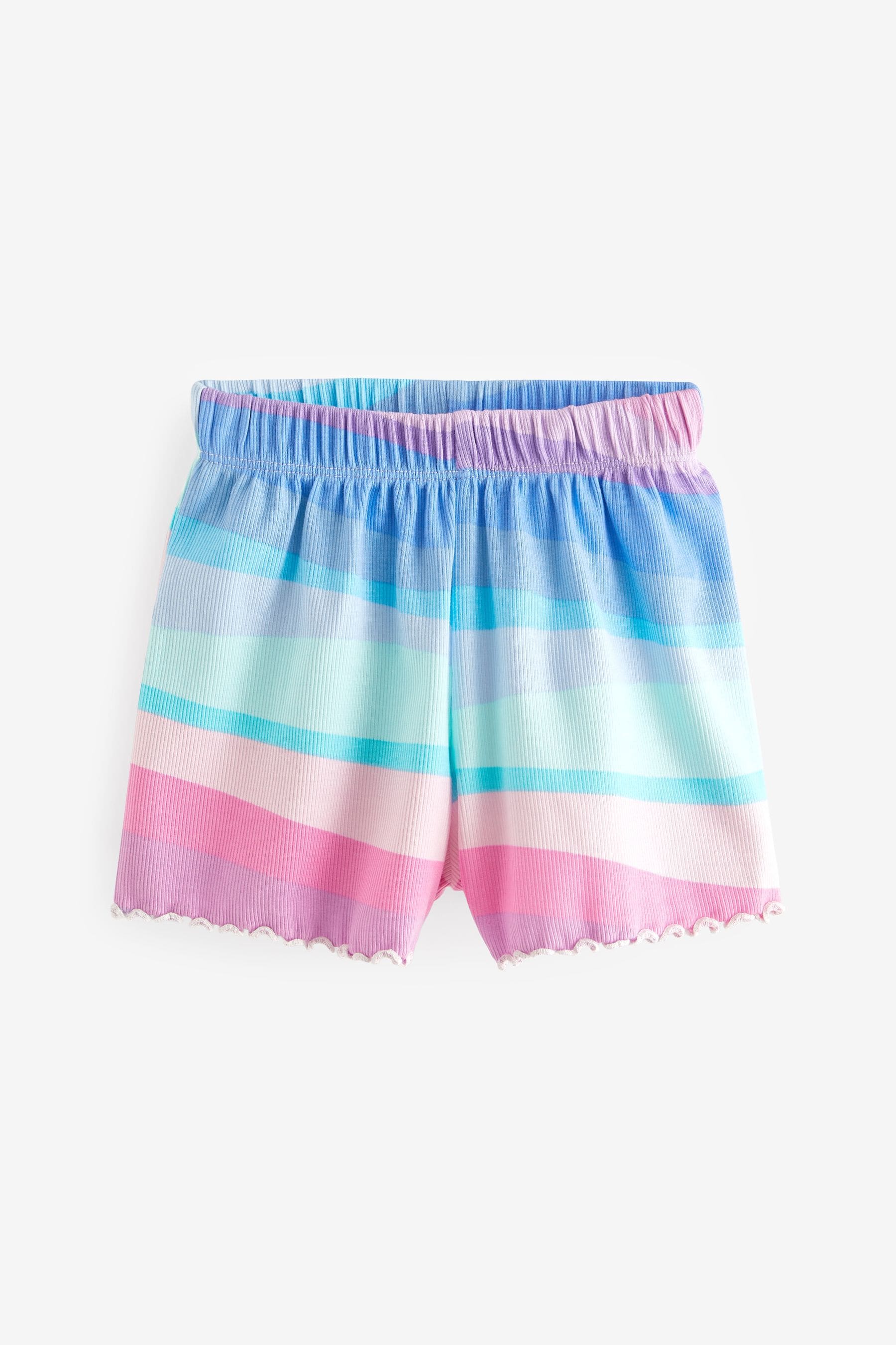 Pink Rib Shorts 5 Pack (3mths-7yrs)