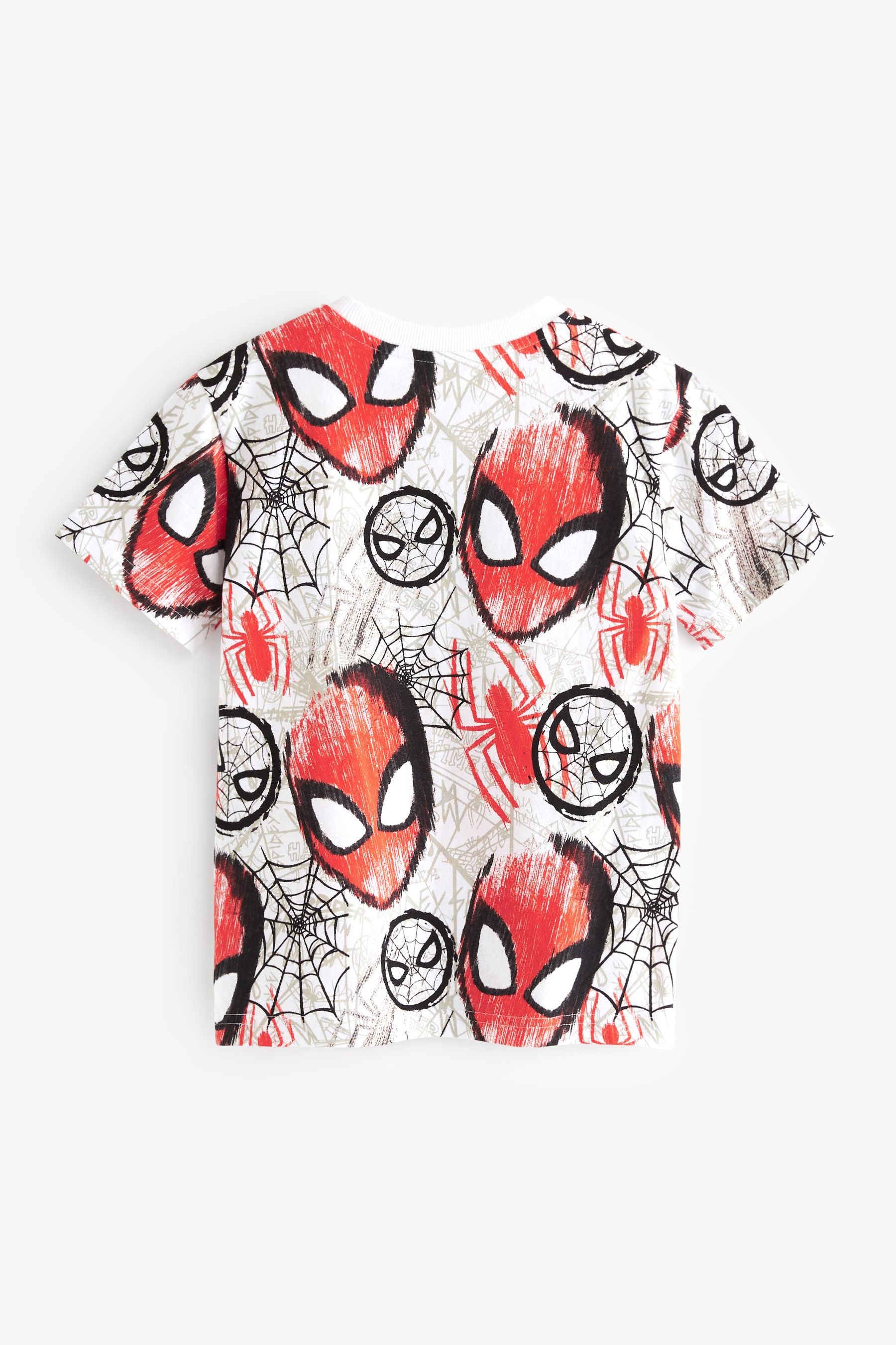 White Spider-Man Short Sleeve T-Shirt (3-16yrs)