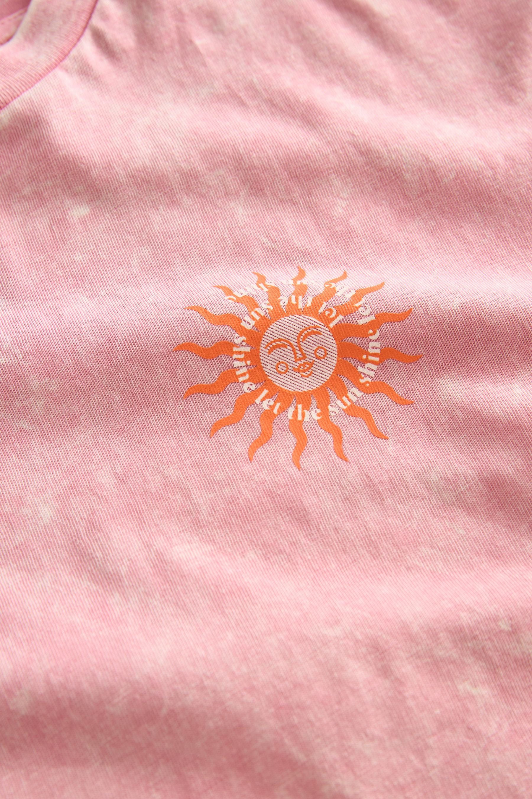 Pink Oversized Graphic T-Shirt (3-16yrs)