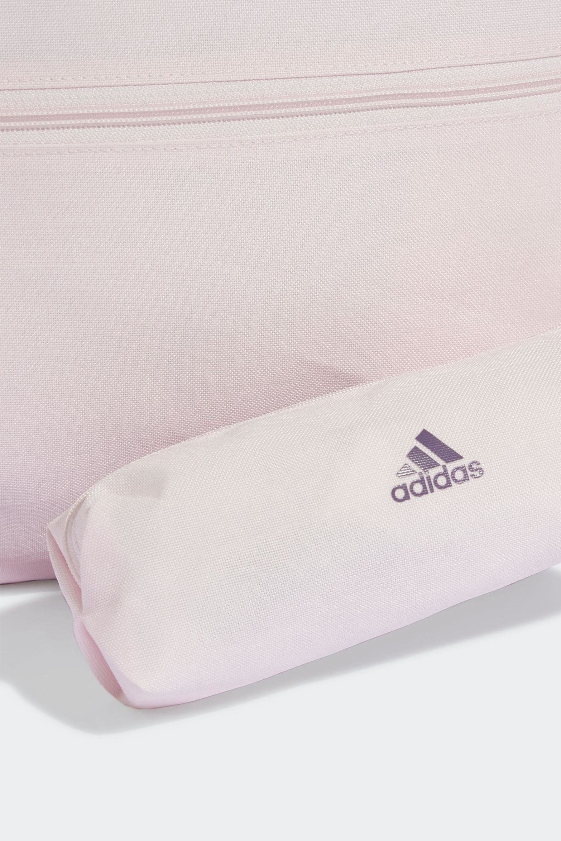 adidas Pink Classic Horizontal 3-Stripes Backpack