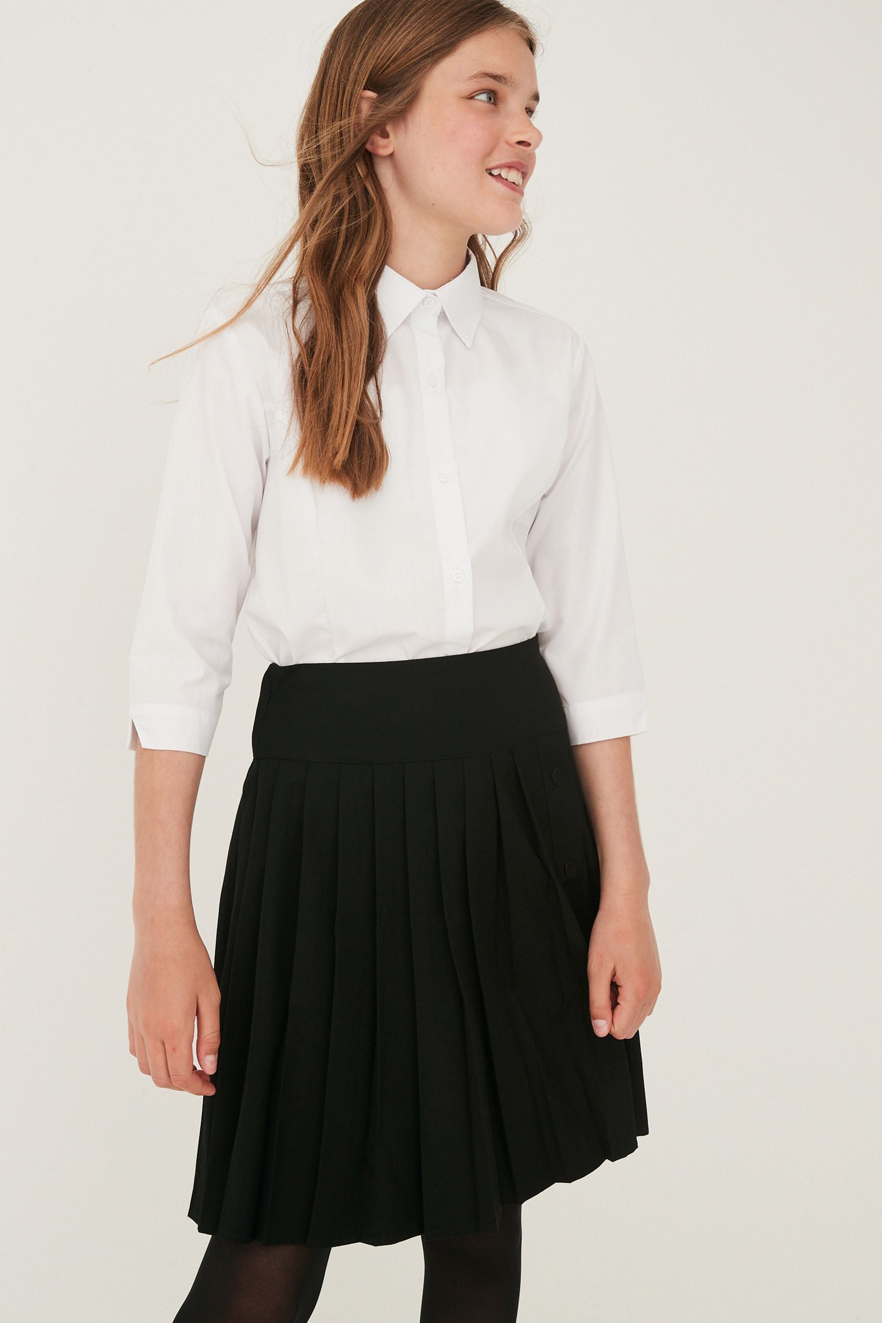 Black Senior Pleat Skirt (9-17yrs)