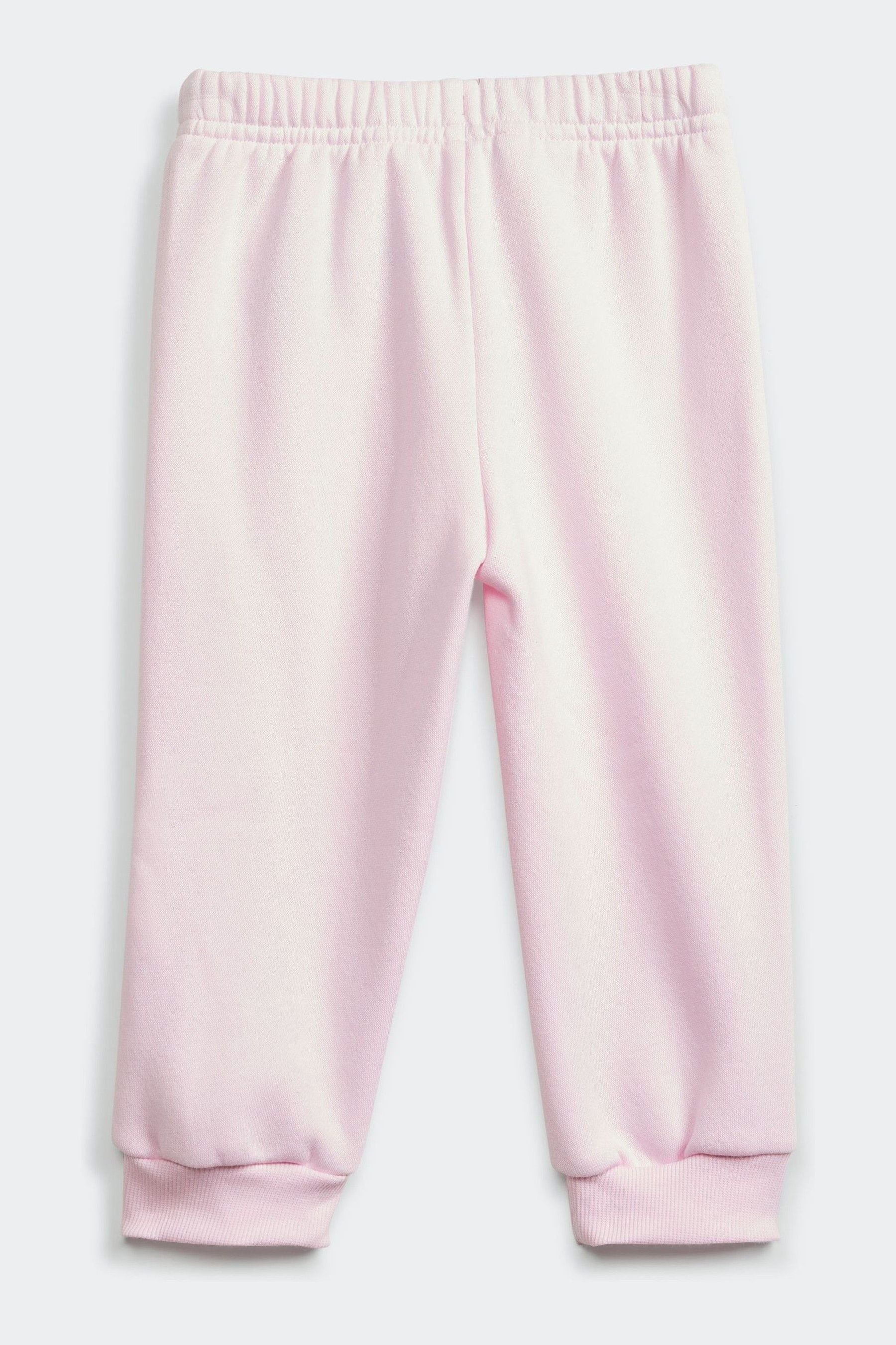 Pink/Yellow adidas Sportswear Essentials Lineage Jogger Set