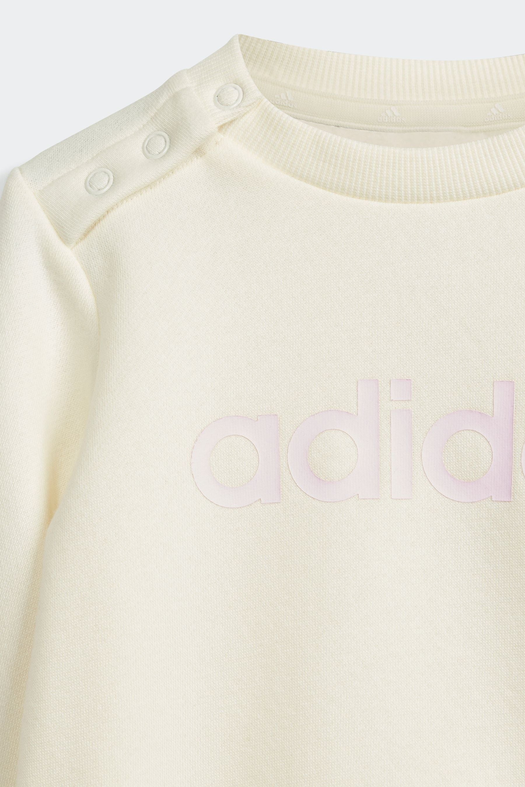 Pink/Yellow adidas Sportswear Essentials Lineage Jogger Set