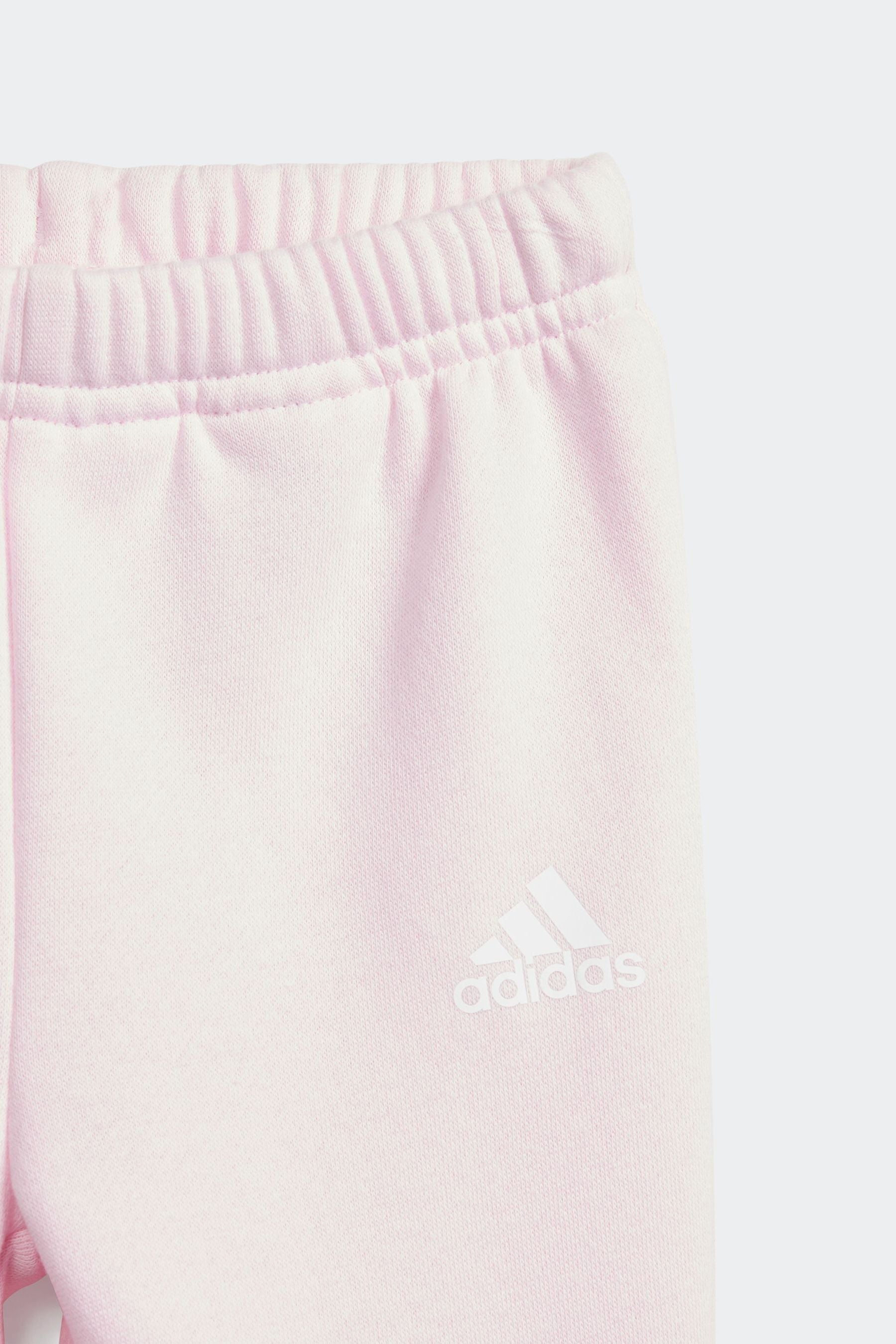 Pink/Yellow adidas Sportswear Essentials Lineage Jogger Set