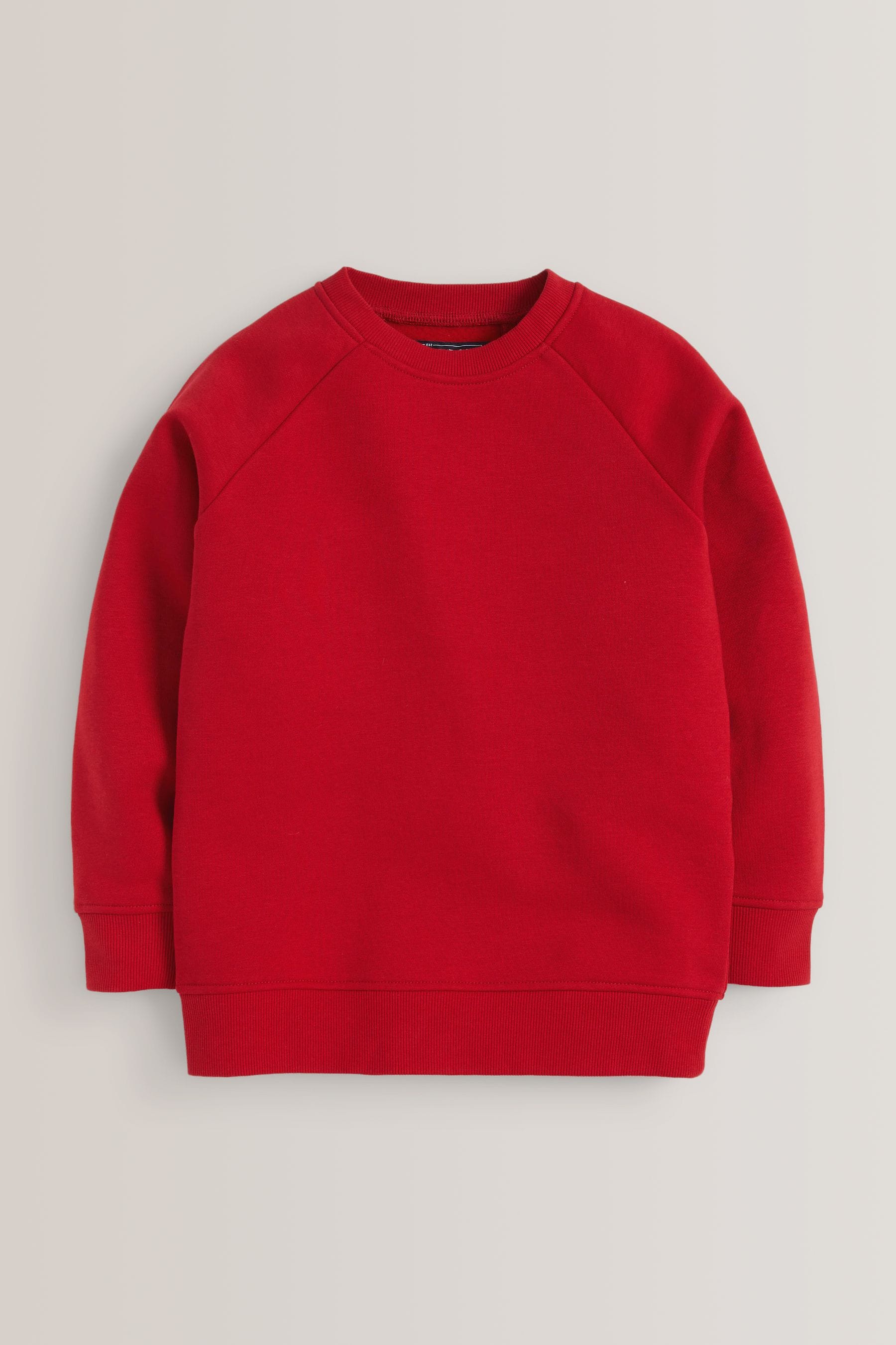 Red 2 Pack Crew Neck School Sweater (3-16yrs)