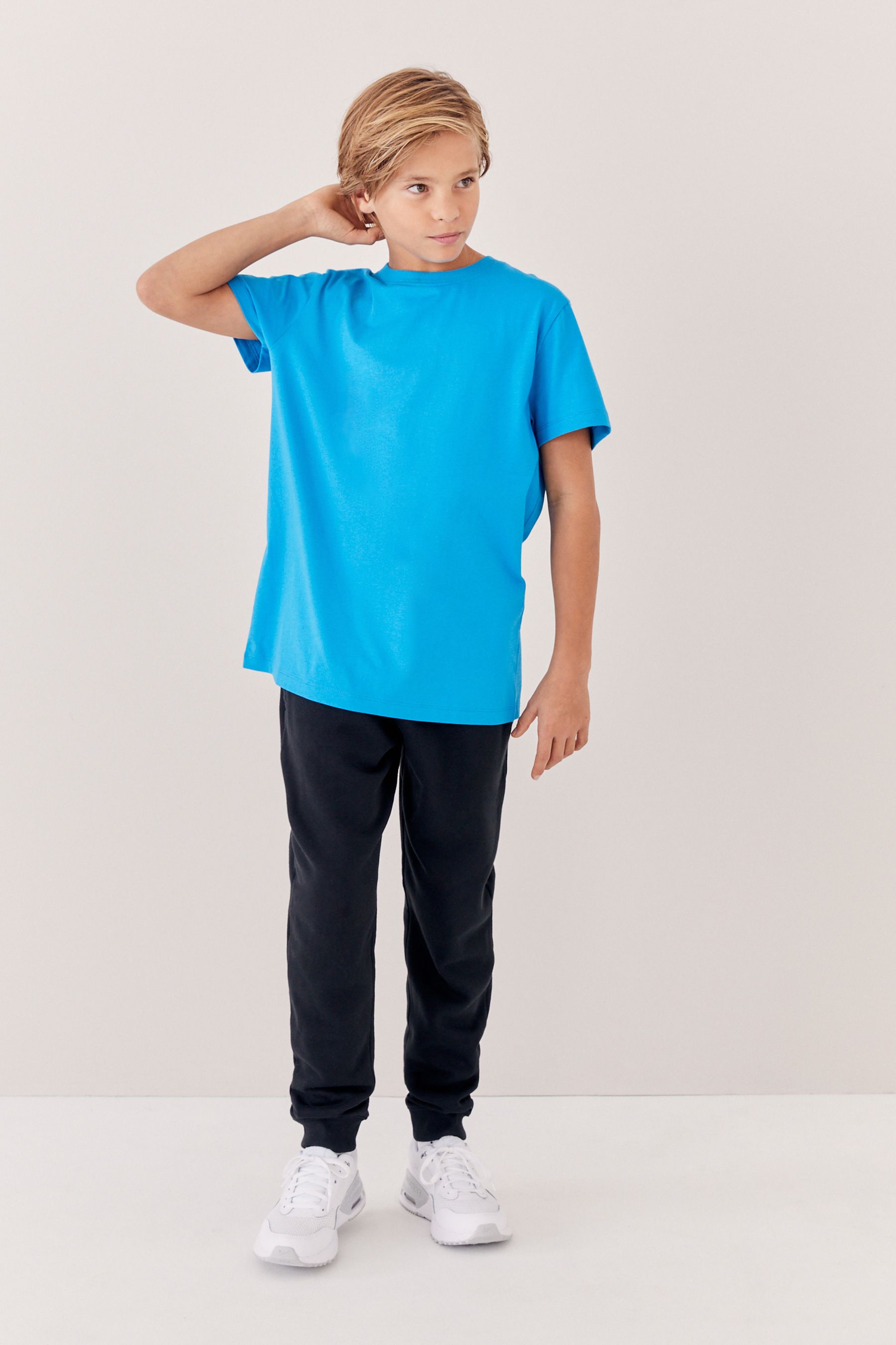 Blue Bright Regular Fit Short Sleeve T-Shirt (3-16yrs)