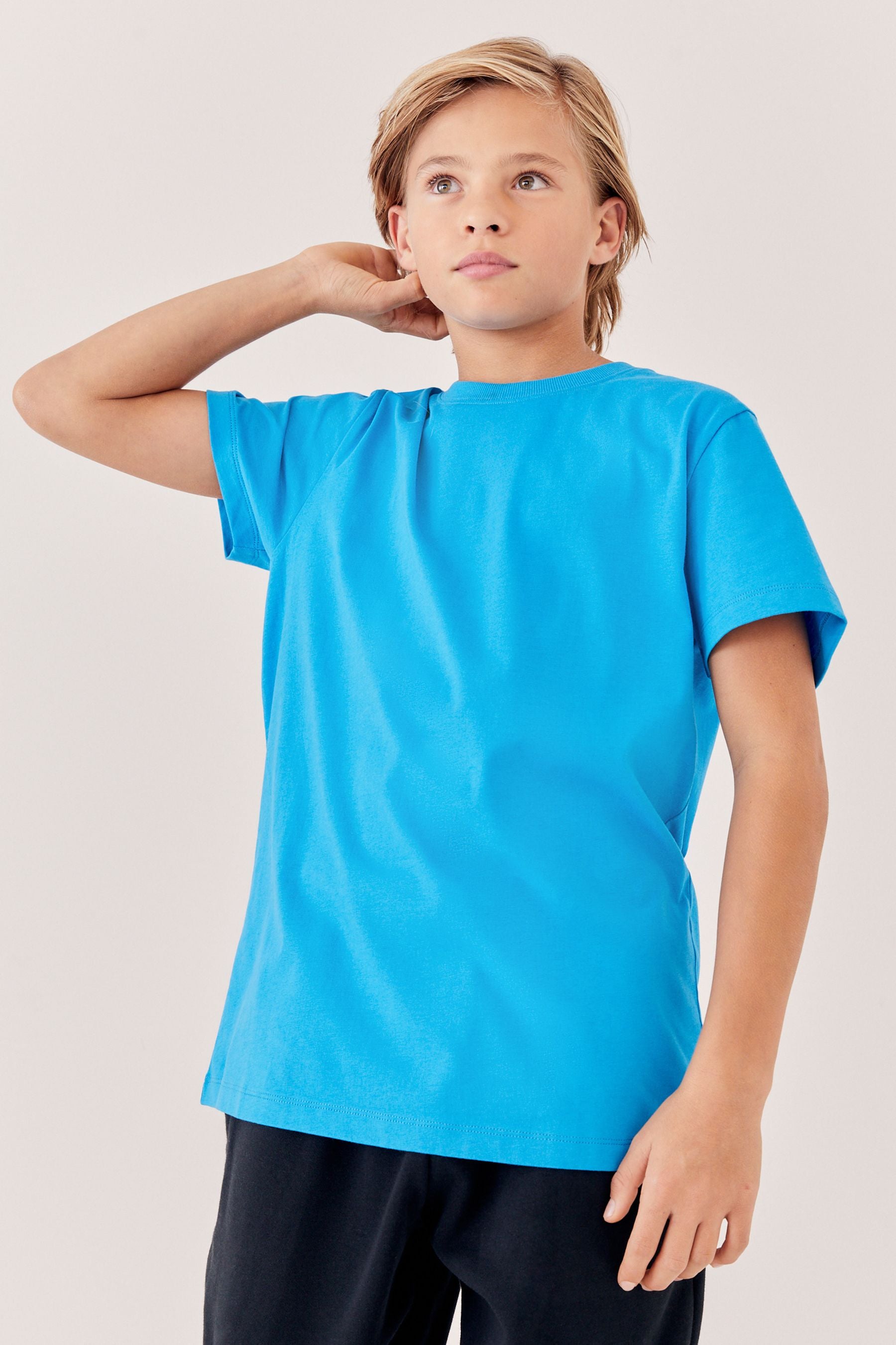 Blue Bright Regular Fit Short Sleeve T-Shirt (3-16yrs)