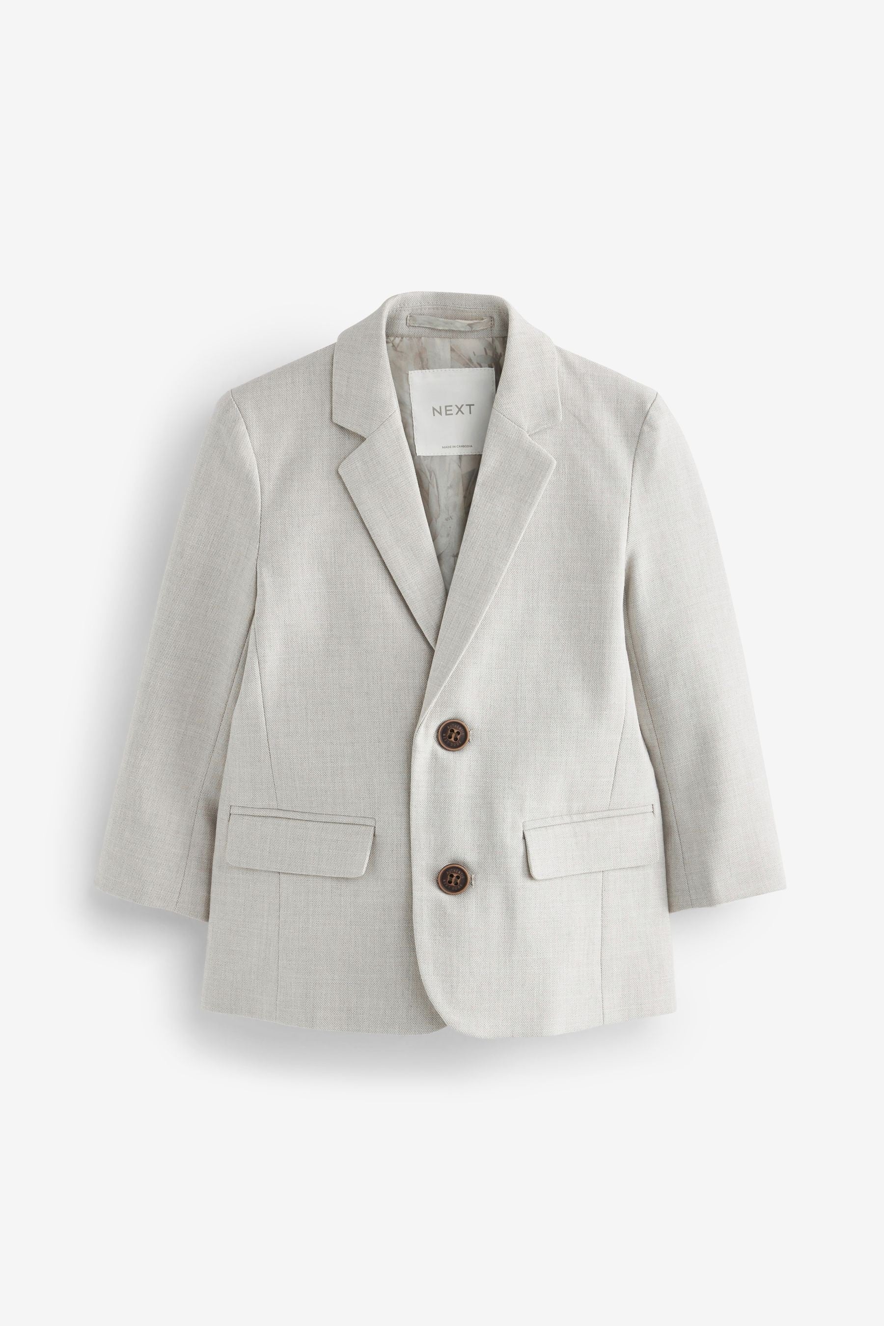 Neutral Blazer With Linen (3mths-9yrs)